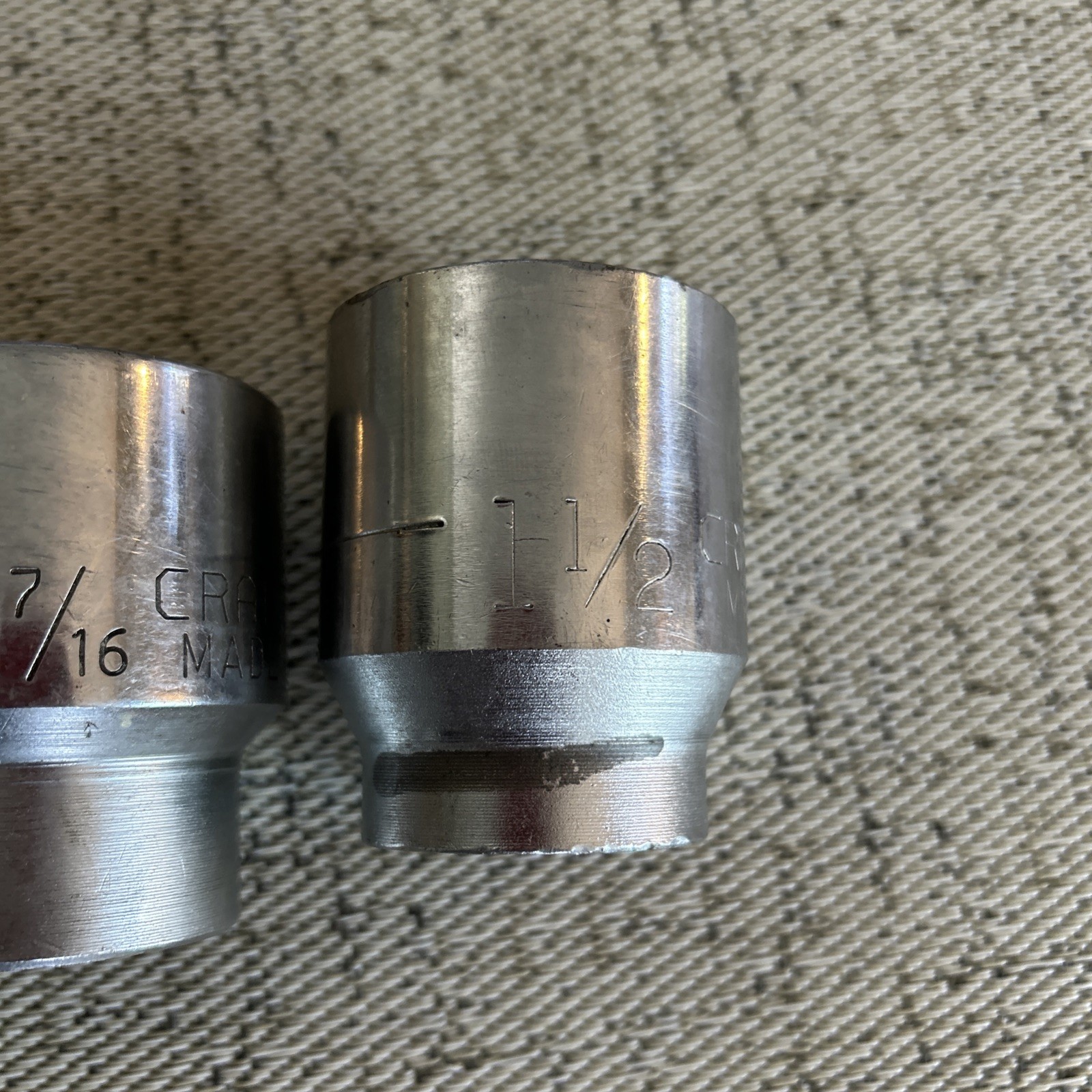 VTG Craftsman 3/4 in Drive, 4 Sockets : 1-1/16, 1-5/16, 1-7/16, 1-1/2 , V USA