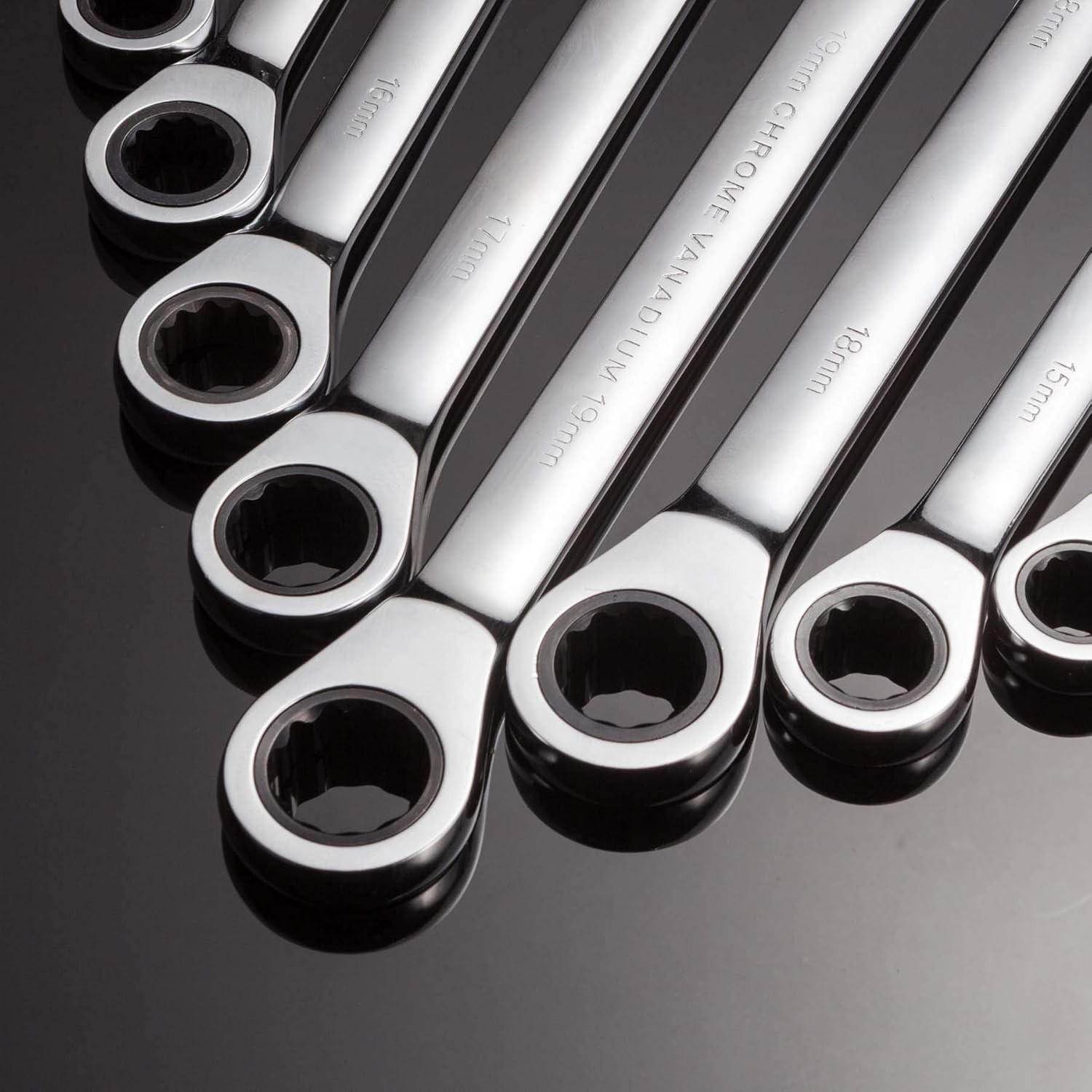 Ratchet Spanner Set