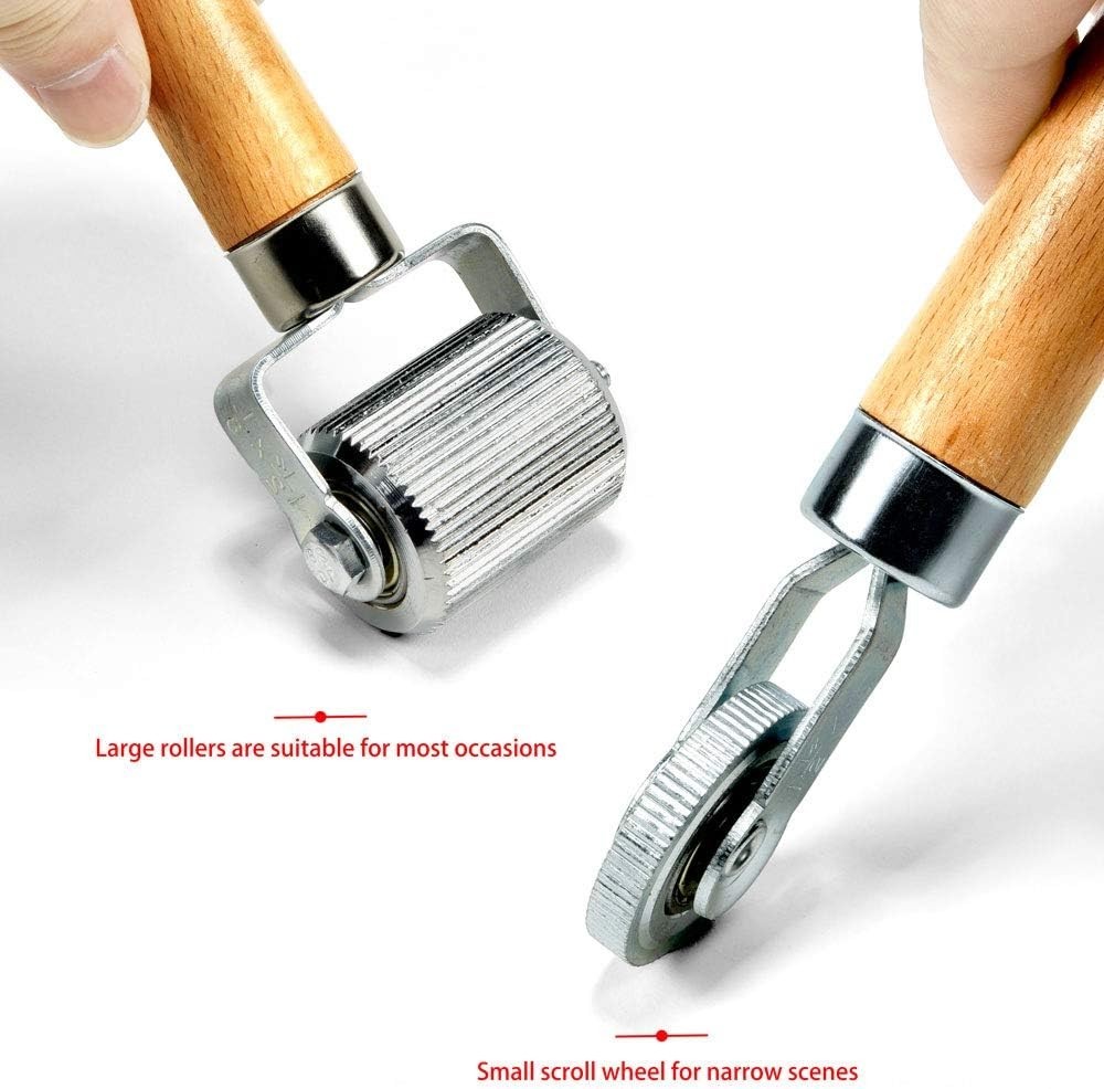 2PCS Car Sound Deadening Rollers (1.69in & 0.24in) – Effortless Insulation Tool