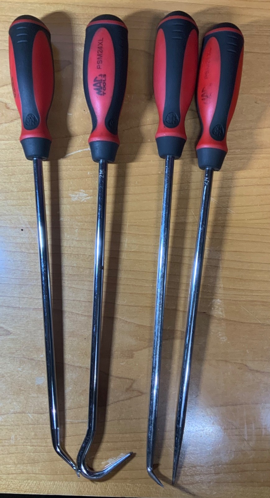 MAC Tools PSM4XL 4 Piece Macsimizer Long Pick Set USED