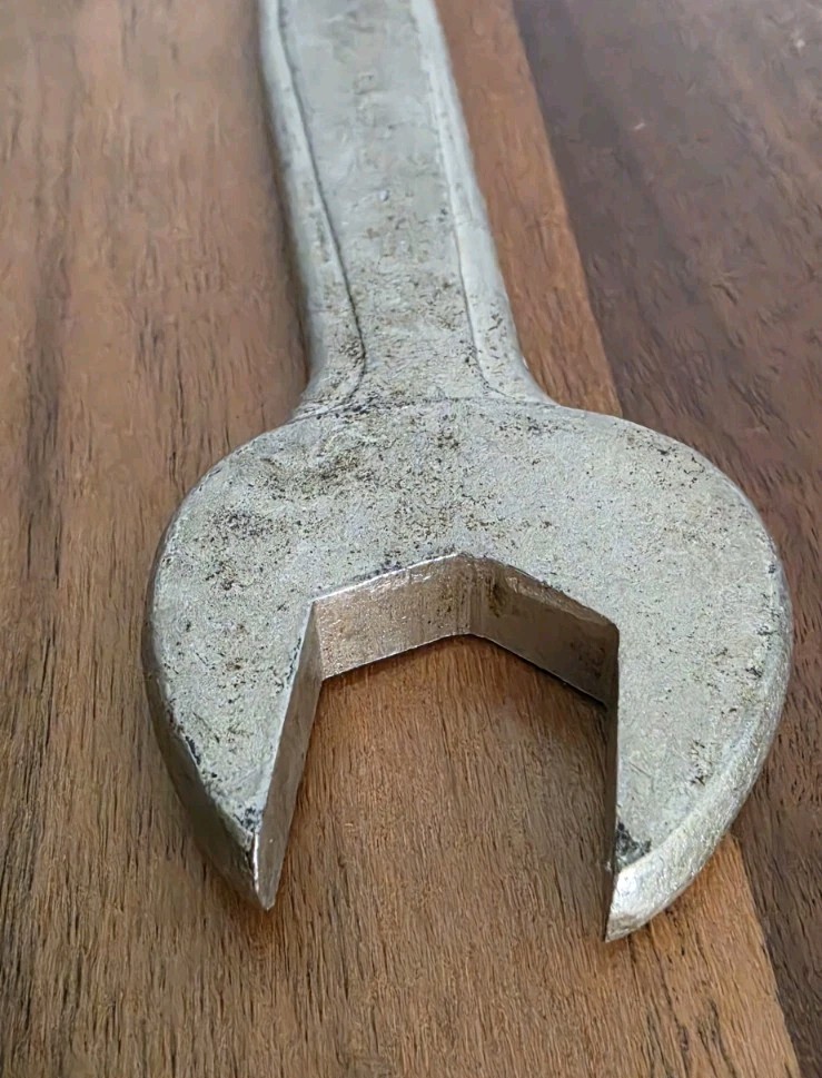 Vintage Barcalo Buffalo Raised Panel Open End Wrench 7/8 x 25/32 USA Tool