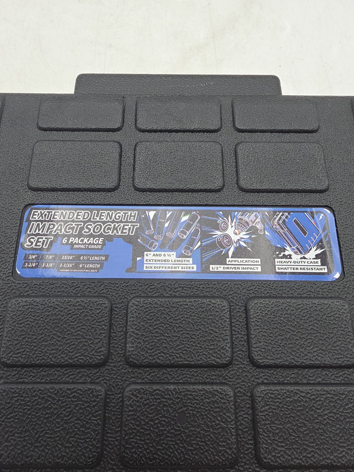 6-1/2″ Drive Heavy Duty Extended Length Extra-Deep Length Impact Socket Set QME