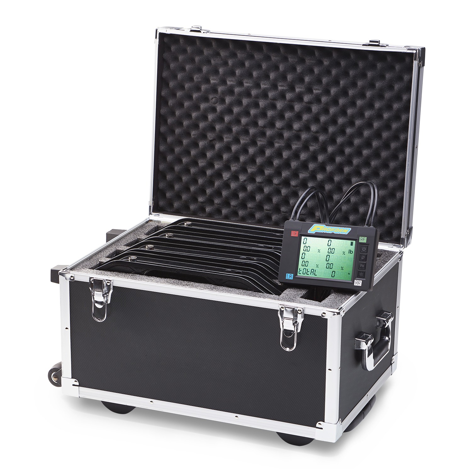 Proform 67650 5000 Lbs Wired Vehicle Scale System With Padded Hardshell Case