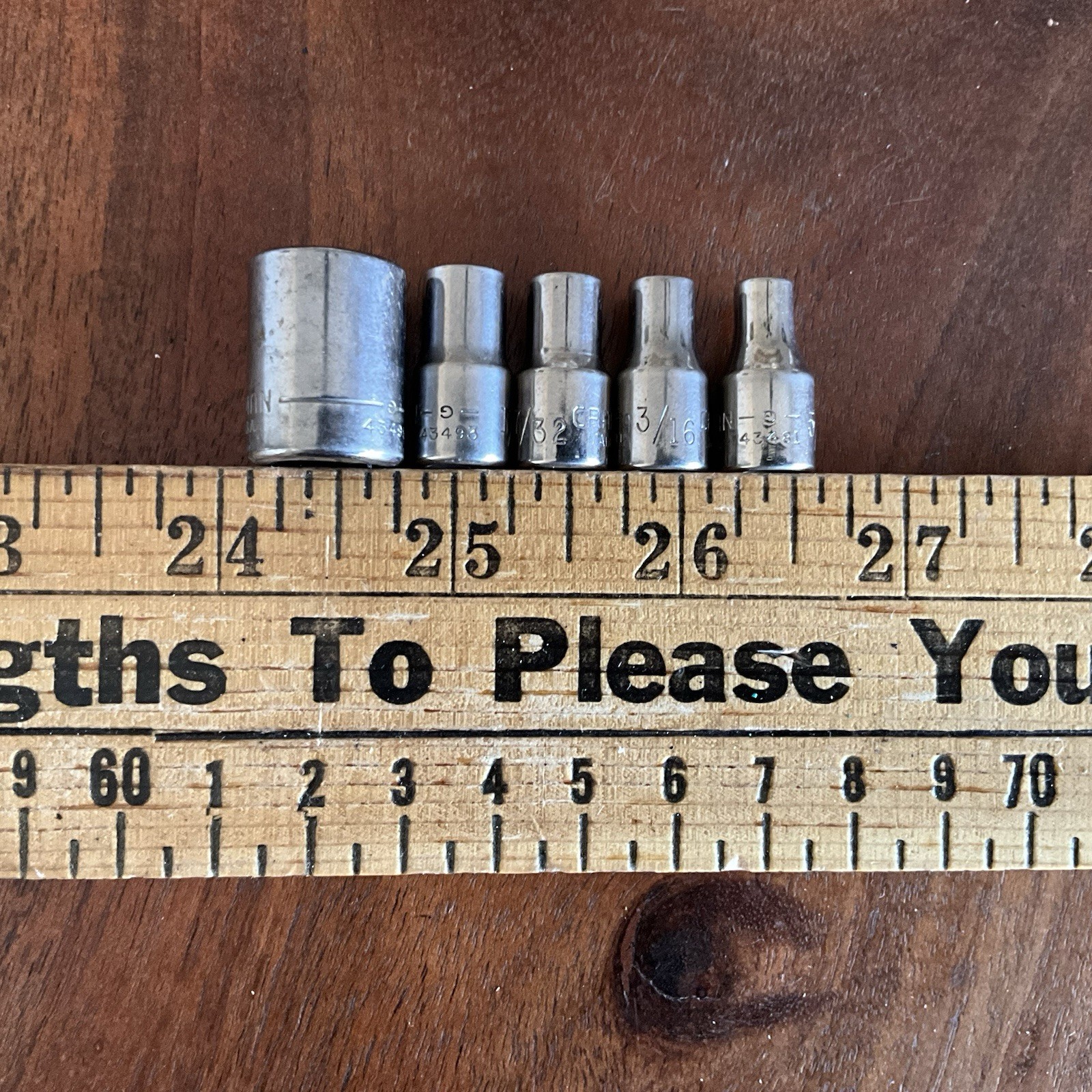 Vintage Craftsman 1/4″ Drive 1/2″ to 5/32″ Shallow Socket 6 Point Inverted G USA