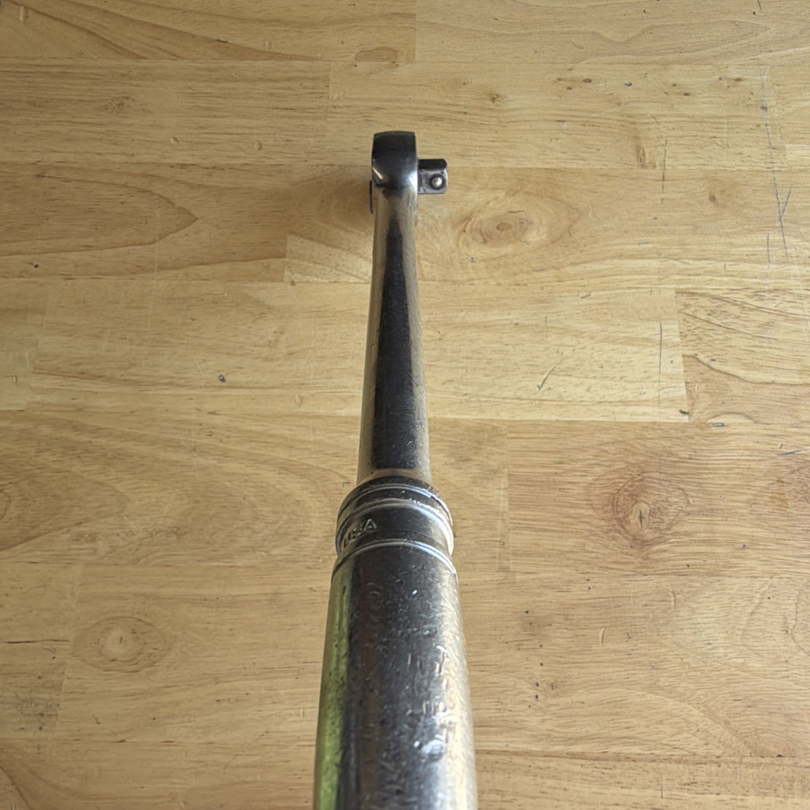 Snap On Tools 15″ Long Ratchet 1/2″ Drive Chrome Handle SL715 Vtg Made in USA