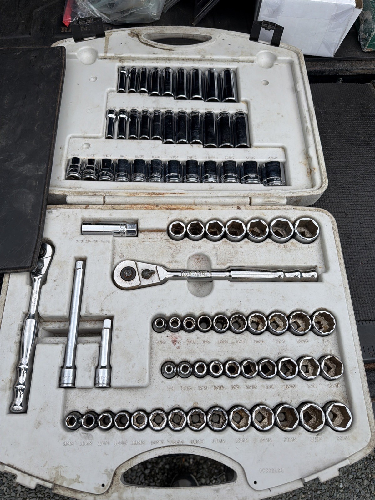Huge 78pc Kobalt First Generation Socket Set 1/2” 3/8” Drives Snapon Williams Pr