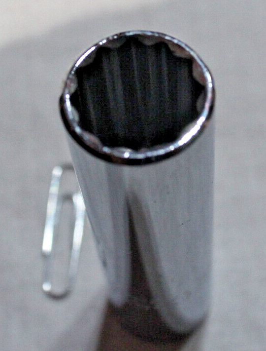WRIGHT 7/16in. 12 POINT 1/4in. DRIVE DEEP SOCKET NEW