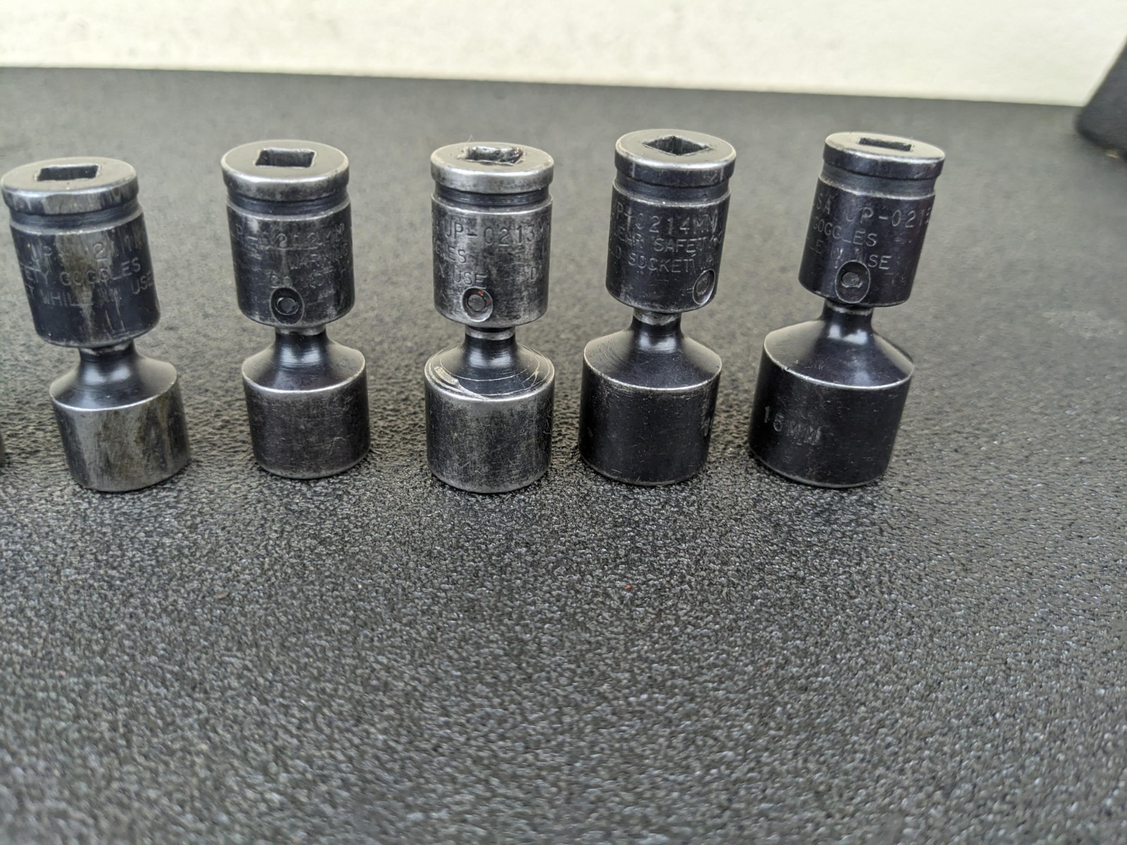 #bn810 Cornwell TSMUP0212SP 11pc 1/4″ Metric Universal Socket Set 5-15mm 6 Point