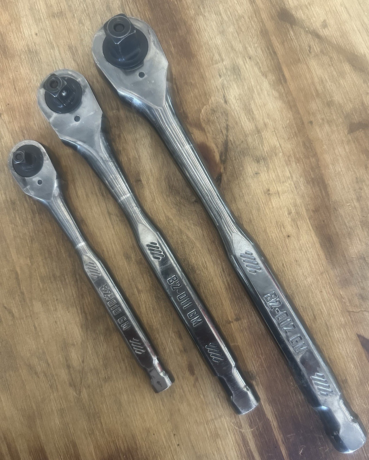 Craftsman Ratchet Set 1/2in, 3/8in, 1/4in Gunmetal Chrome