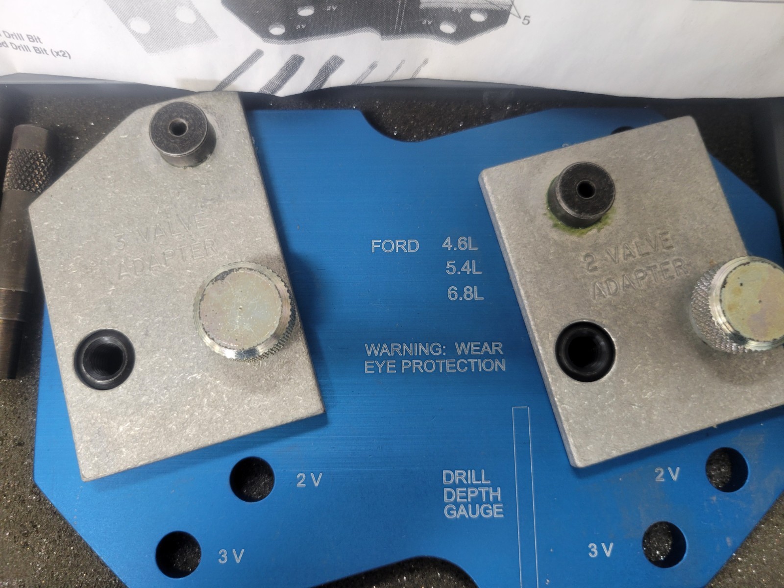 4.6 5.4 6.8 Ford Ex Bolt Drill Fixture Kit