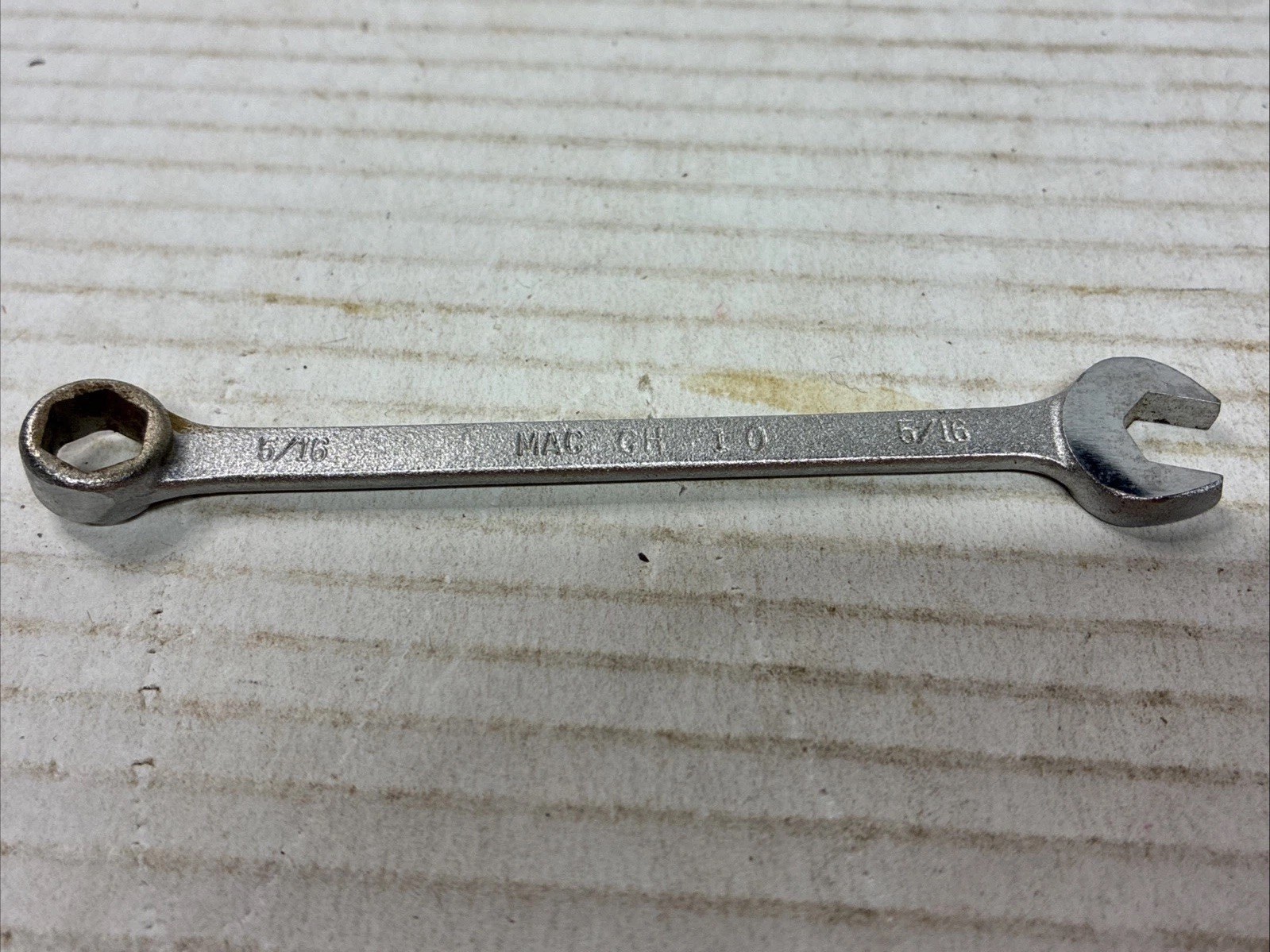Vintage Mac Tools CH10 5/16″ SAE Combination Wrench 6 Point