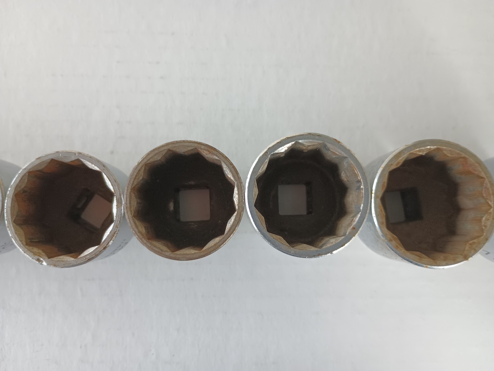 8 Mac Tools 1/2″ Drive Large Metric Shallow Sockets 25mm – 32mm + 24MM Bonus