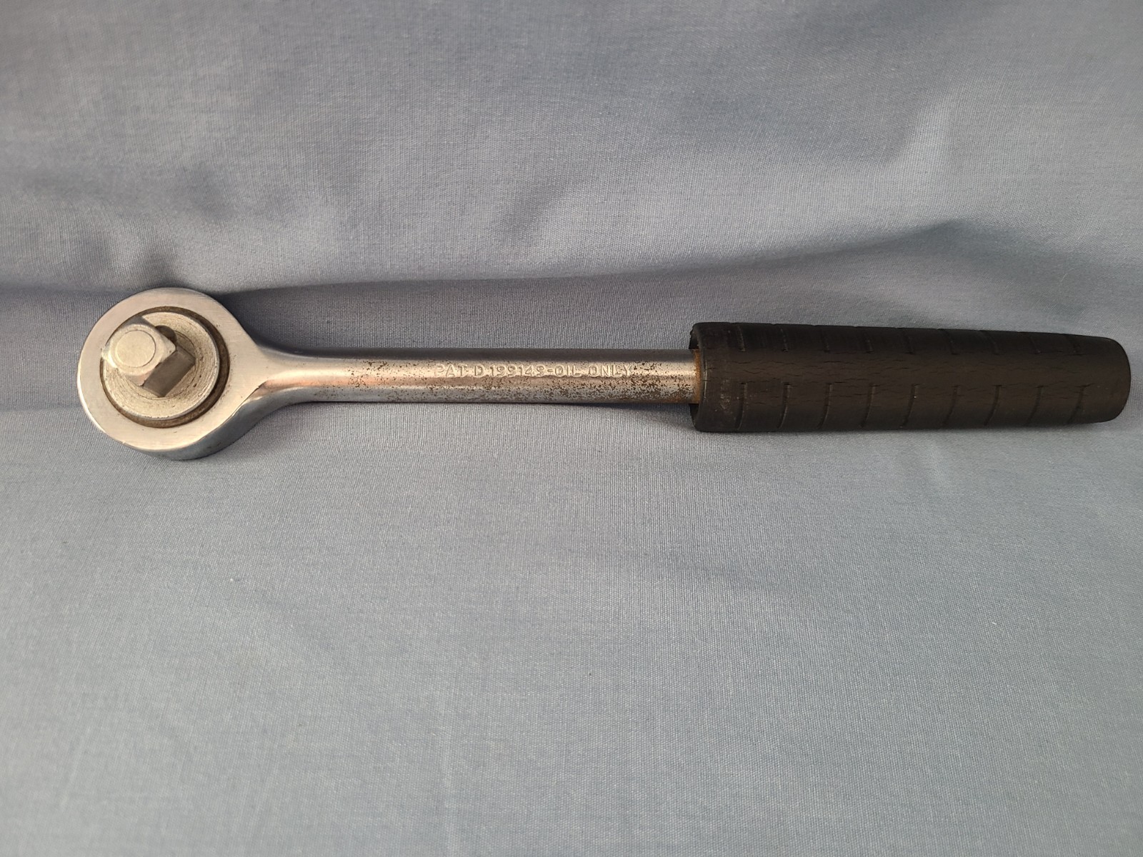 Vintage WRIGHT 4400 1/2″ Drive Comfort Grip «Tootsie» Handle 10.5″ Ratchet Tool