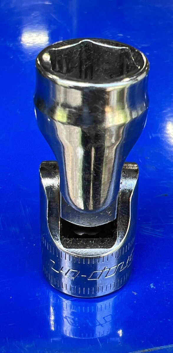 Snap On 3/8″ Drive 12mm Metric Shallow 6pt Swivel Socket FSUM12A USA NEW