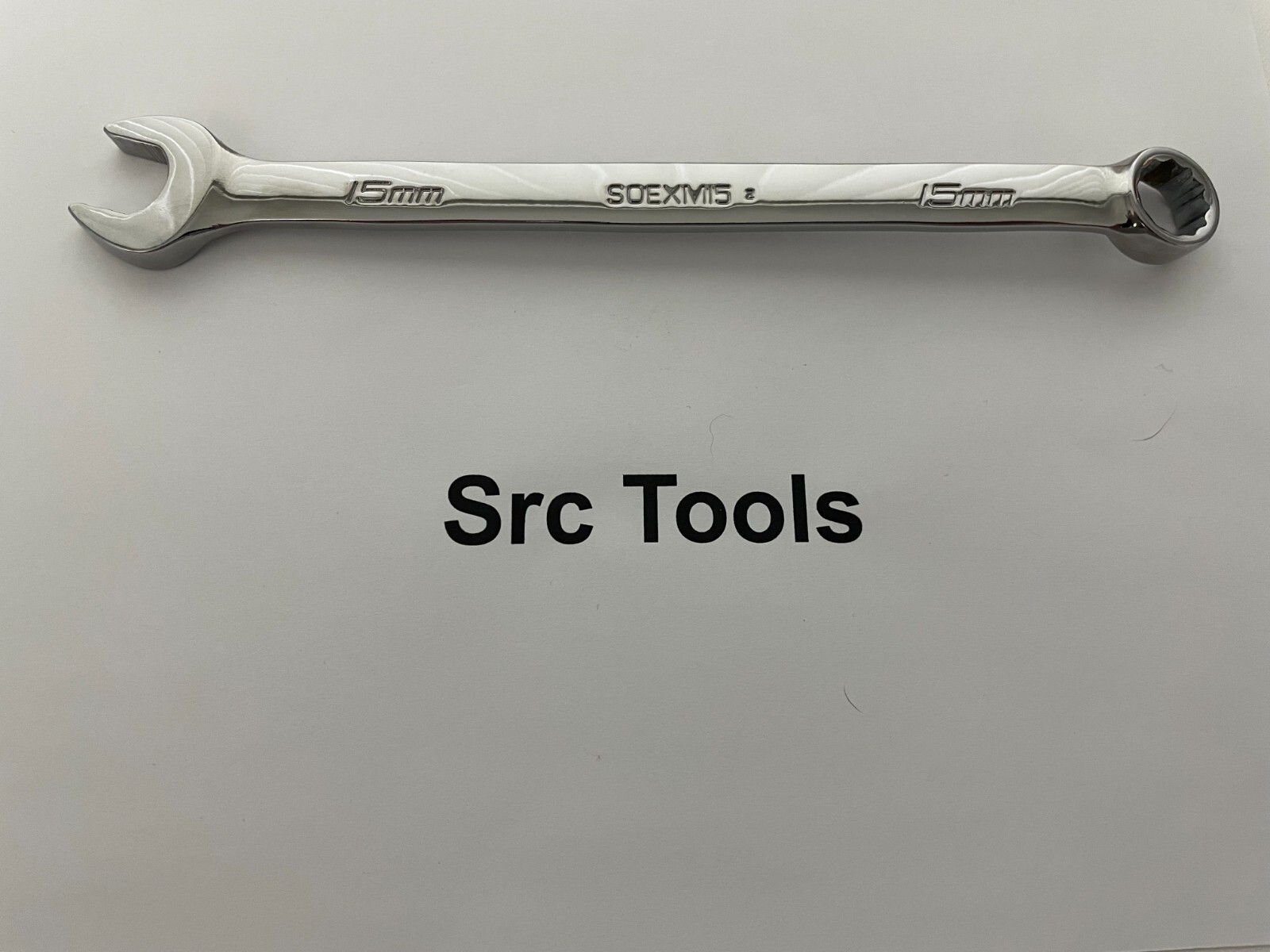 Snap-On Tools USA 2022 15mm Metric Flank Drive Plus Combo Wrench SOEXM15