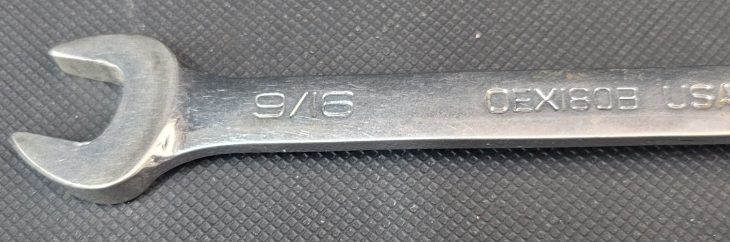 Snap On OEX180B 9/16″ SAE 12 Point Short Combination Wrench USA