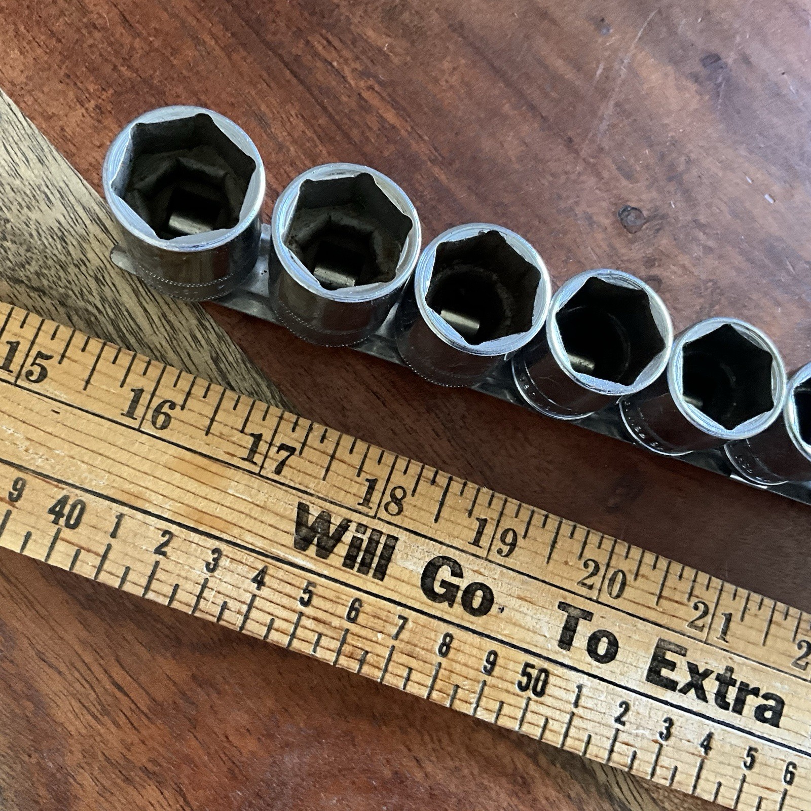 Snap-On Tools 15 pc 3/8″ Metric 22-8 mm FSM Shallow Sockets Set USA