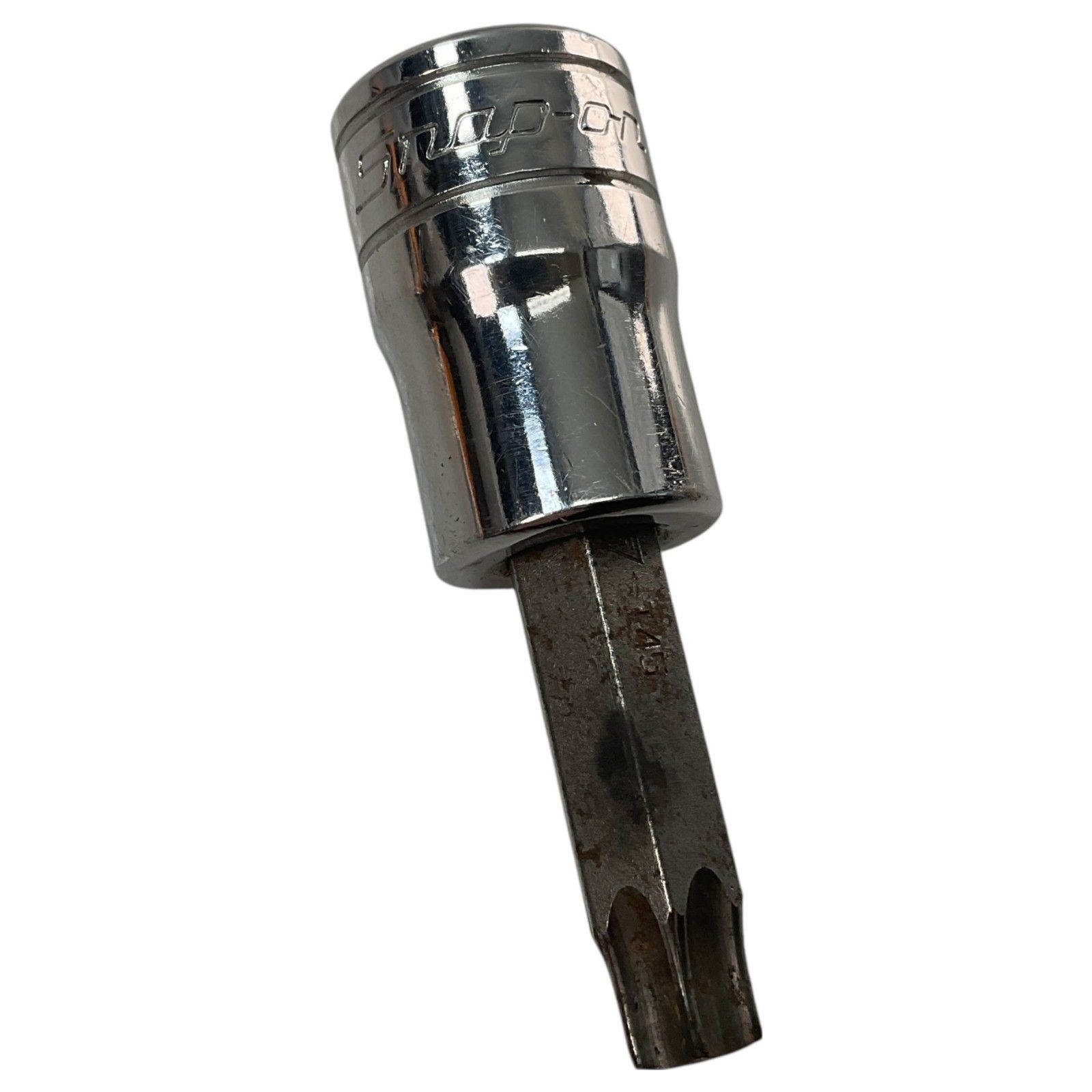 Snap-On Torx Bit Socket FTX45E 3/8″ Drive T45 Chrome USA As Pictured Pro Tool