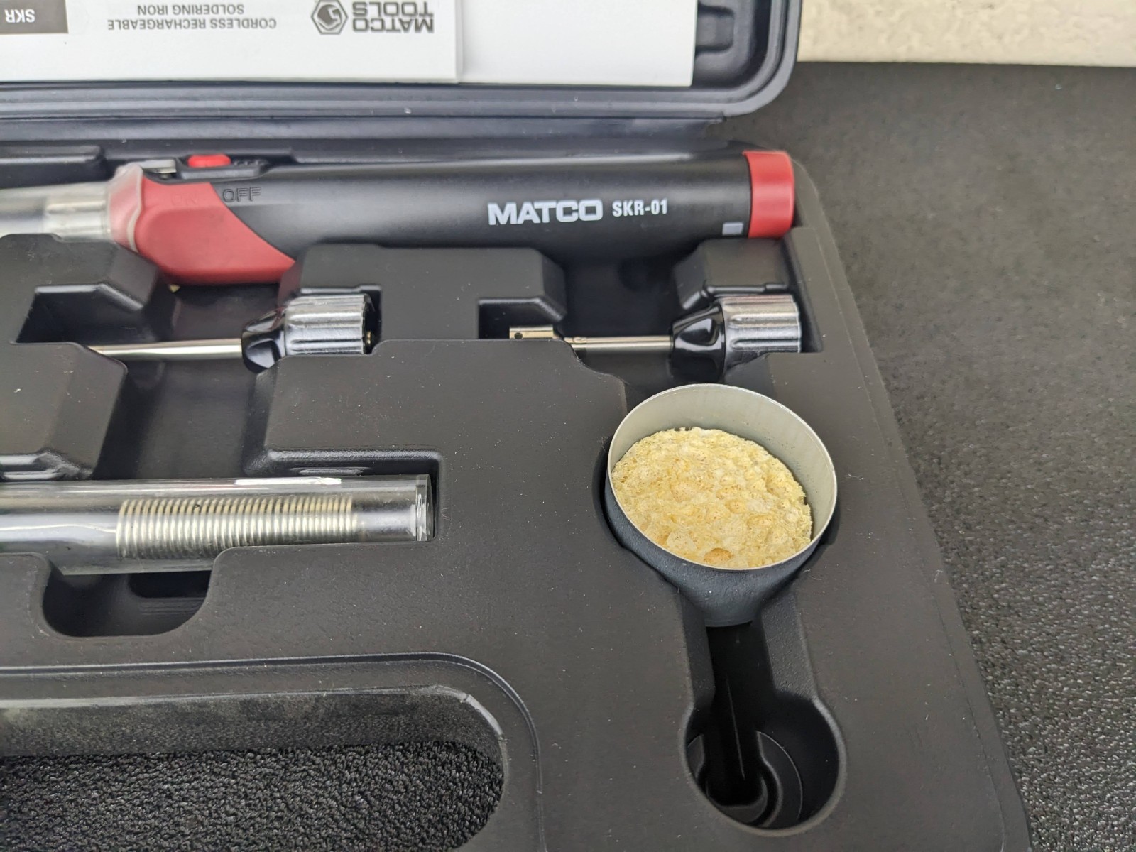 #bn885 Matco Tools SKR-01 Electric Cordless Rechargeable Soldering Iron