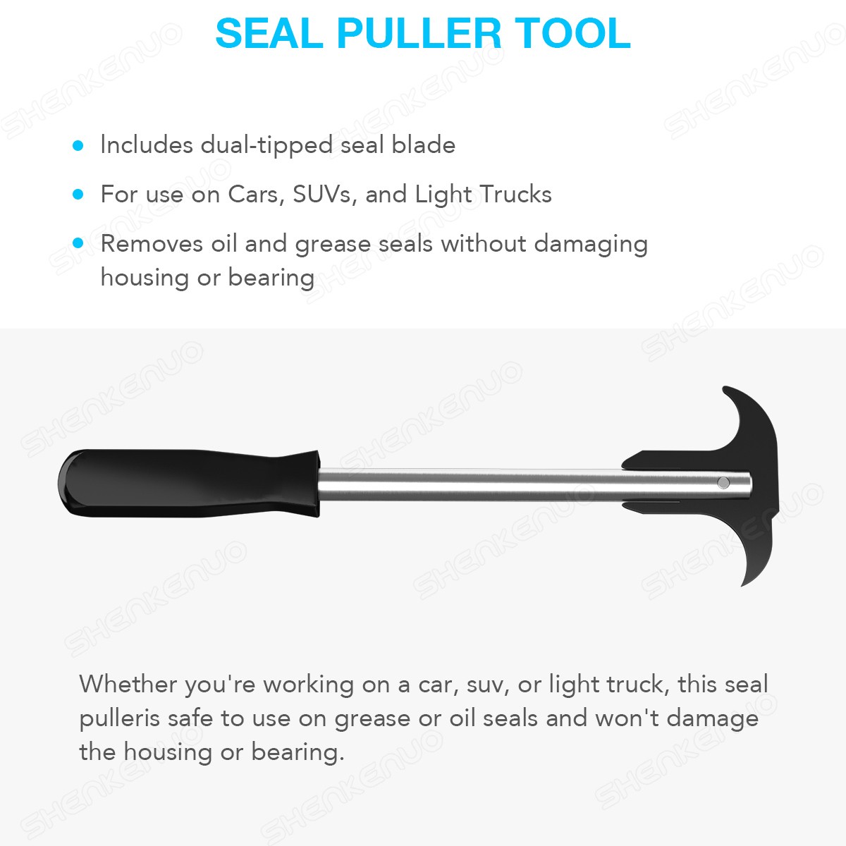 PROFESSIONAL SEAL PULLER OIL GREASE SEALS 2 SIZE TIPS TOOL EXTRACTOR MECHANICS A