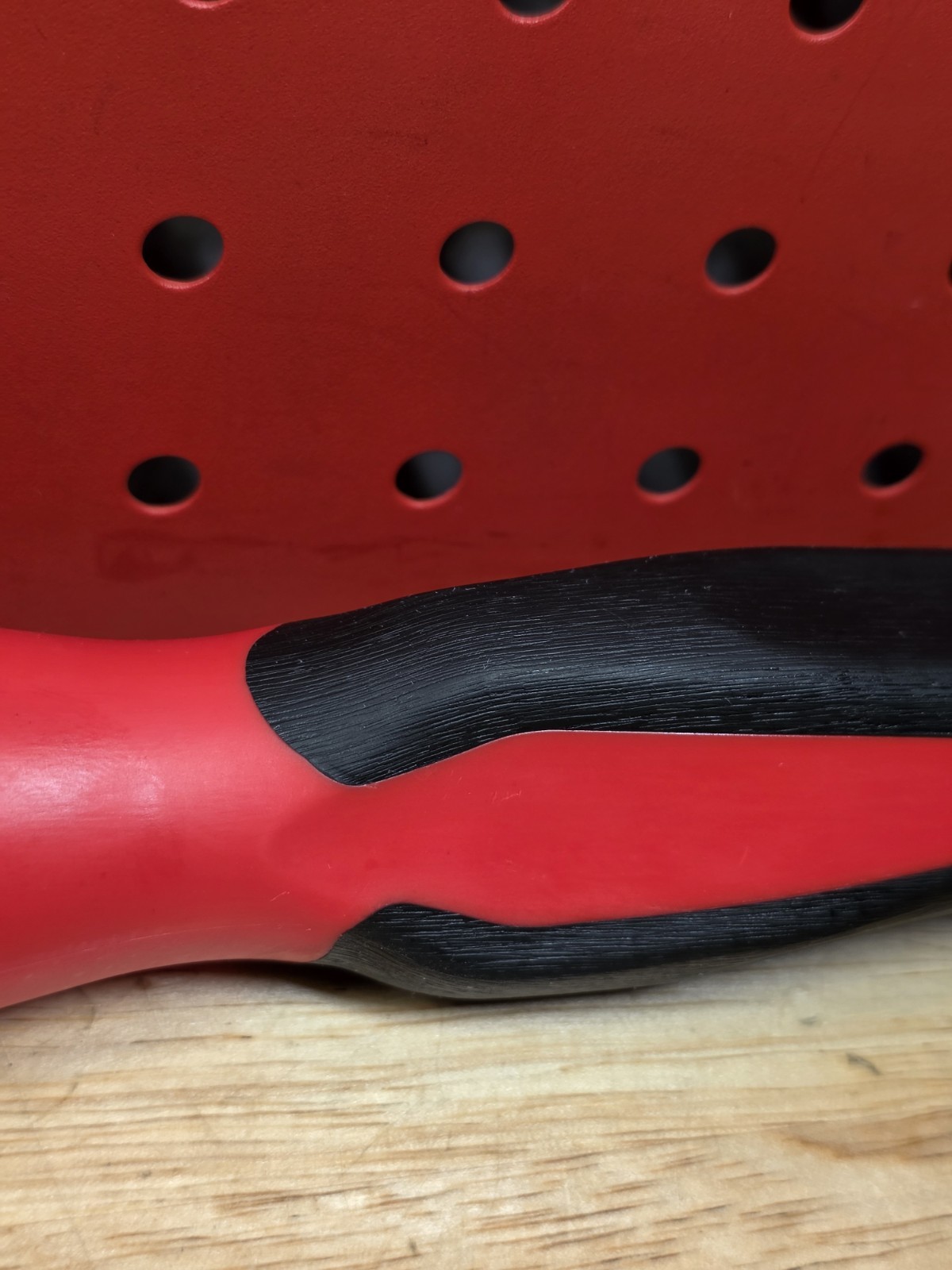 Snap-on Tools SGF50B LIGHTLY USED RED 3/8″ Drive Soft Grip Standard Shank Driver