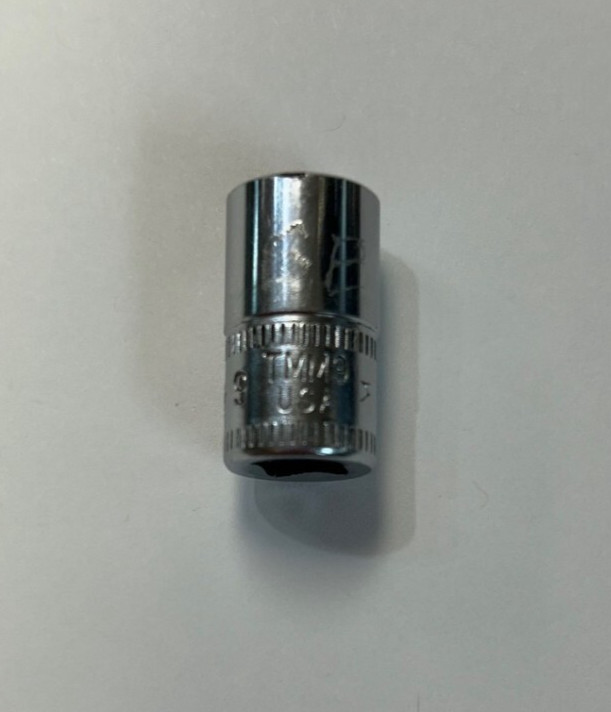 Snap-On Tools 9MM TMM9 metric Socket 1/4 inch drive 6-point USA