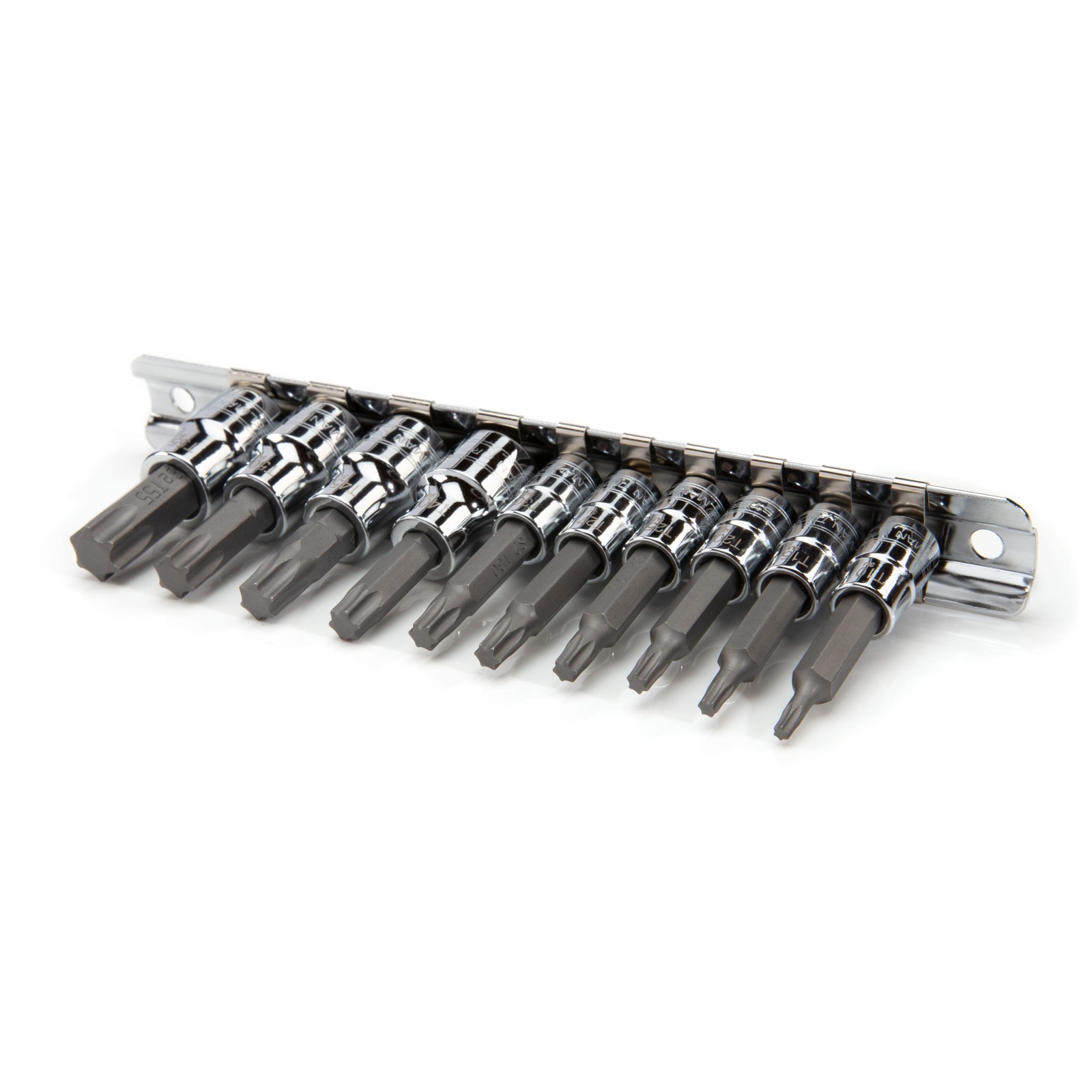 Steelman Pro 10-pc 1/4-in and 3/8-in Drive Torx / Star Hex Bit Socket Set 78362