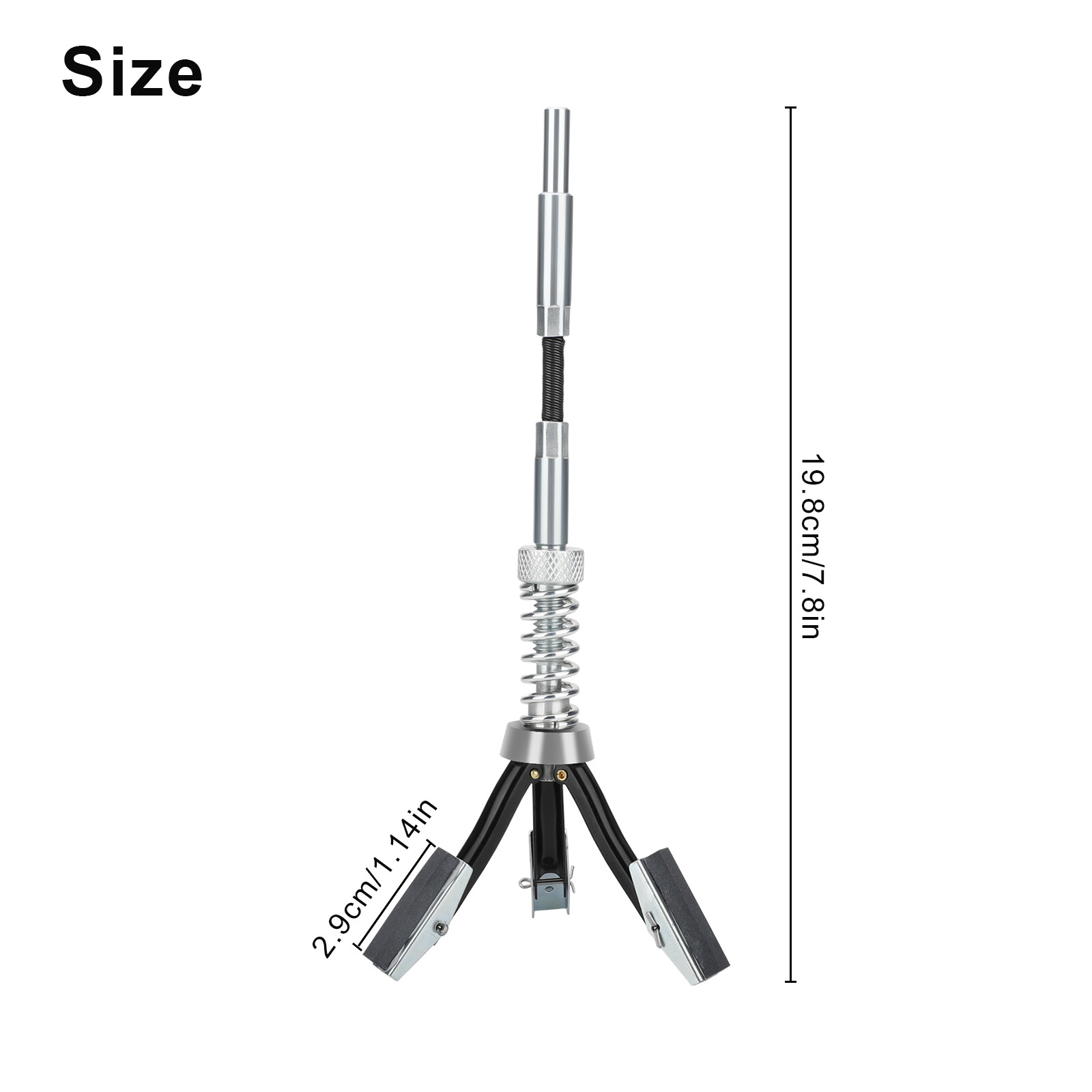 1-1/8in Car Engine Brake Cylinder Hone 0.75-2.5in 3 Stones 220 Grit Honing Tool