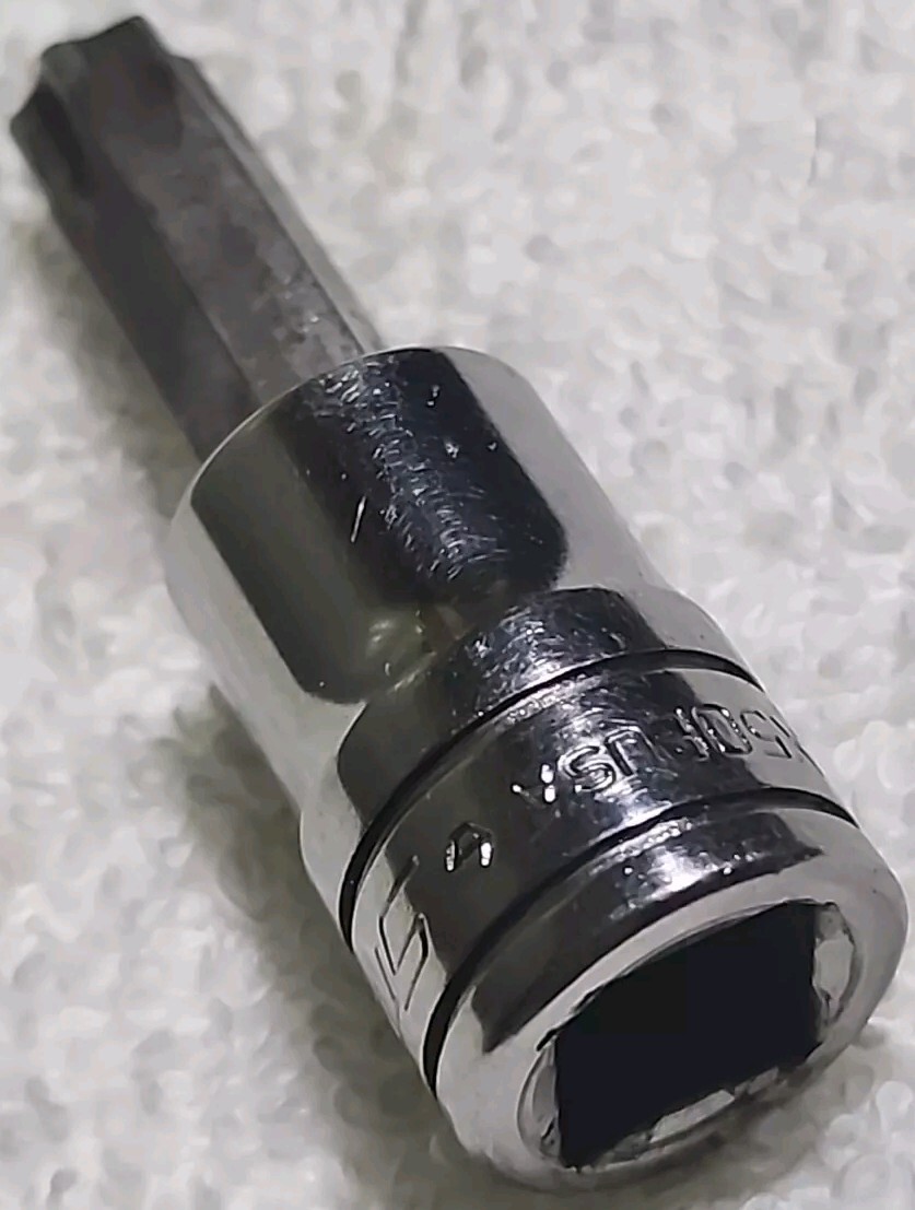Snap-on 3/8″ Drive T50 Standard Torx Bit Chrome Socket FTX50E USA