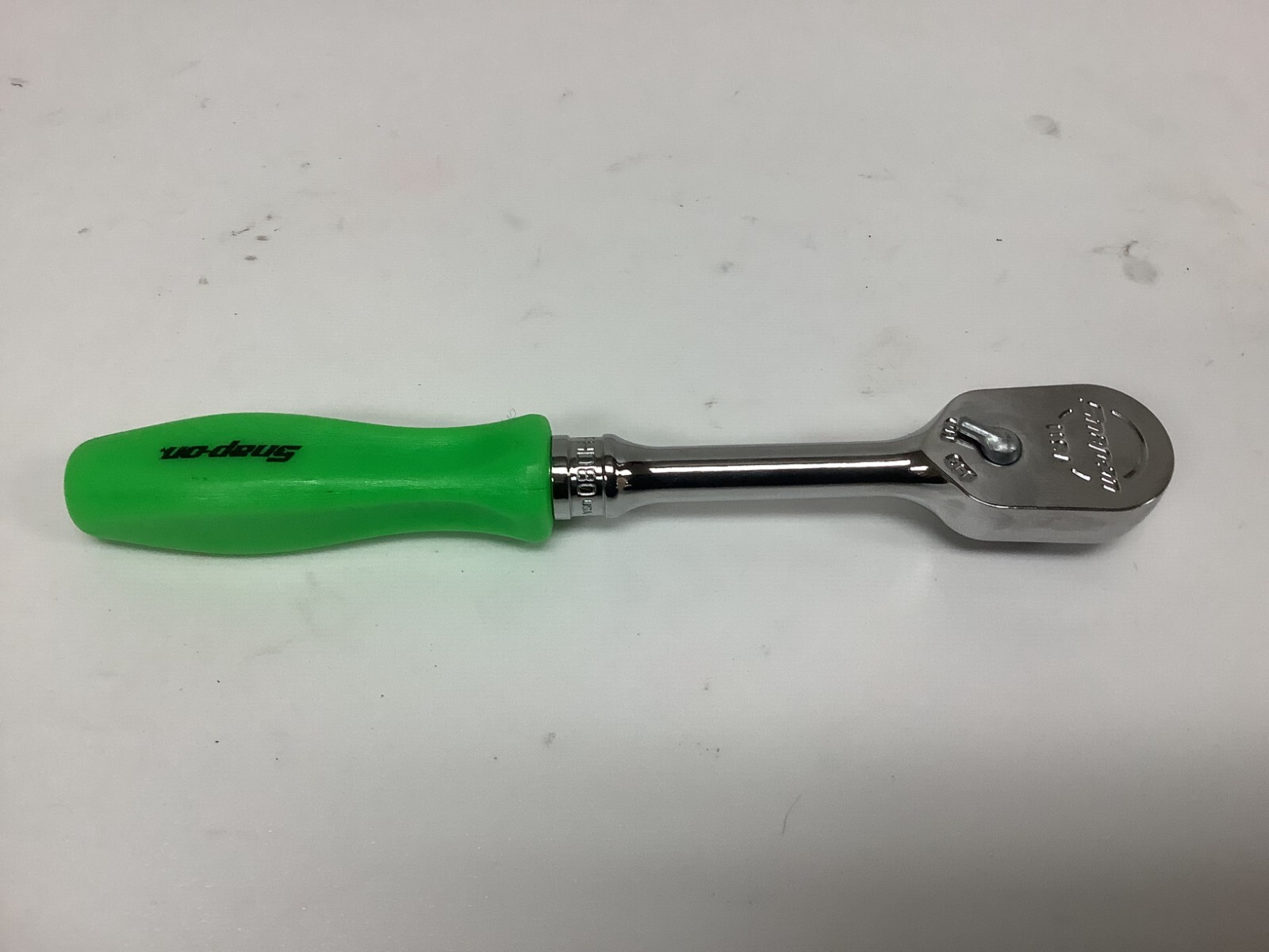 New Snap-on™ 3/8″ drive Ratchet 9″ long Dual 80 Tech Green Hard Handle FHD80G