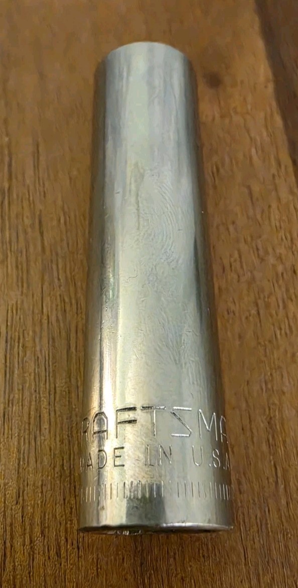 Craftsman USA 11mm Deep Well Socket 12 Point 3/8″ Drive G 44415