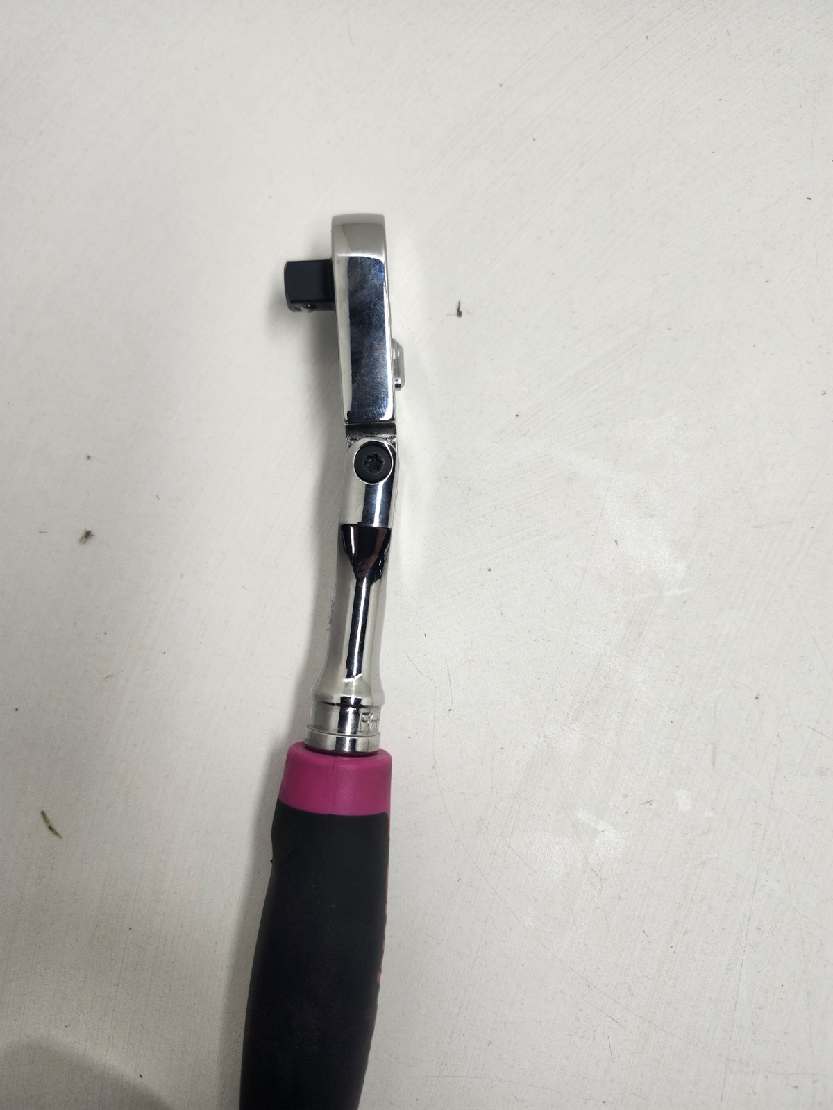 NEW Snap-on FHF100 Cynergy 3/8″ 100 Tooth PINK Soft Grip Flex Ratchet NEW