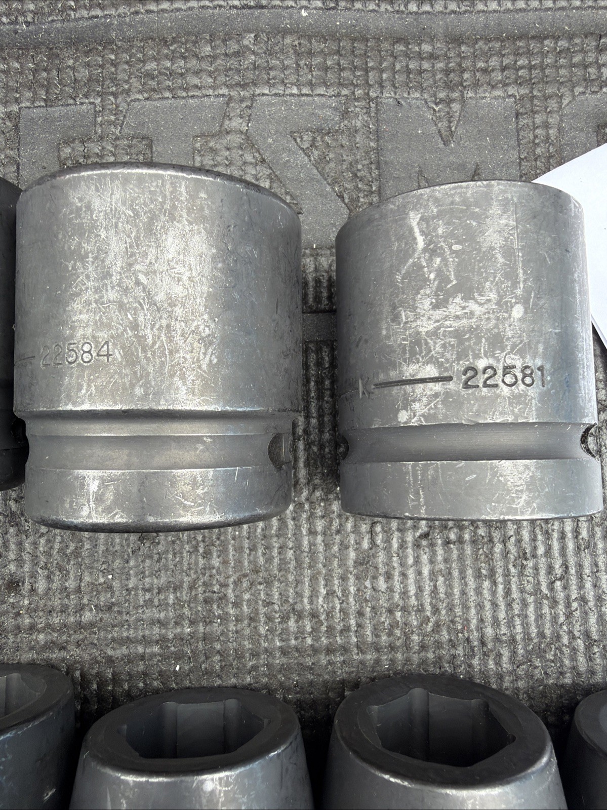 Rare Sears Craftsman Industrial 13pc Impact Socket Catalog Set 1”Drive 31215 Nos