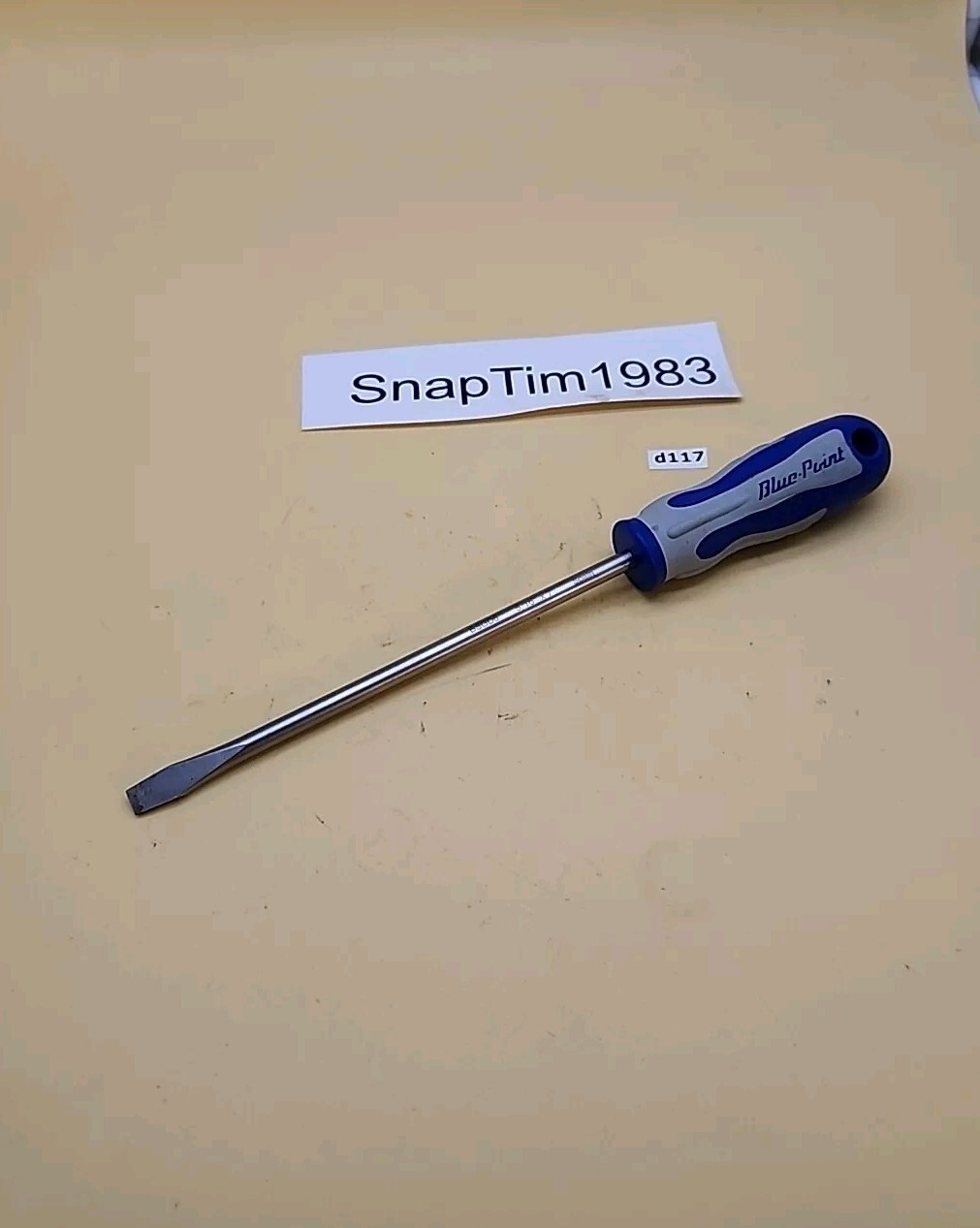 Blue Point By Snap On Tools BSGD6 5/16×7″ In Slotted Screwdriver Soft Handle
