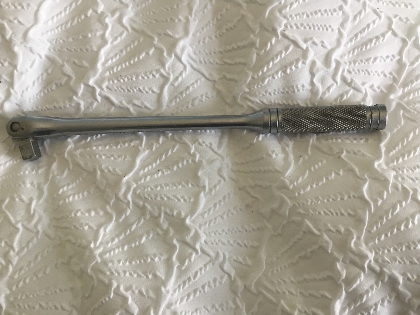 Blackhawk 34986 3/8″ Drive 10″ Flex Head Chrome Knurled Handle Breaker Bar USA