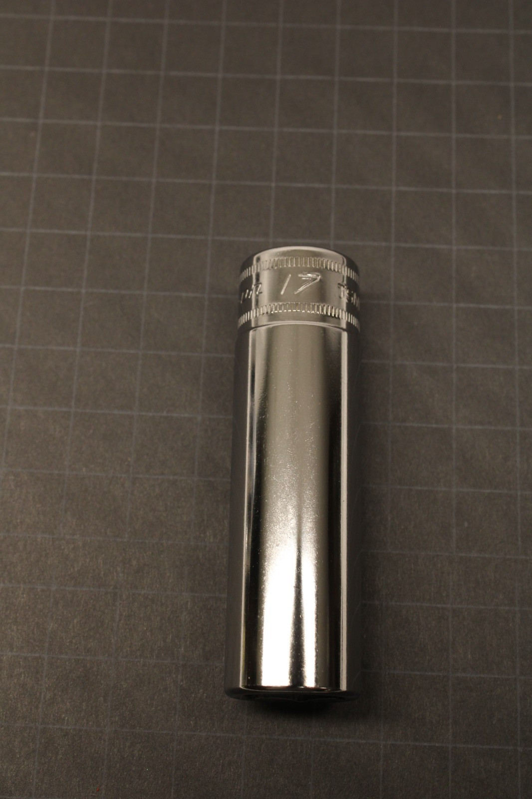 SNAP-ON USA 1/2″ DRIVE 6 POINT CHROME DEEP SOCKET NEW TSM17 17MM