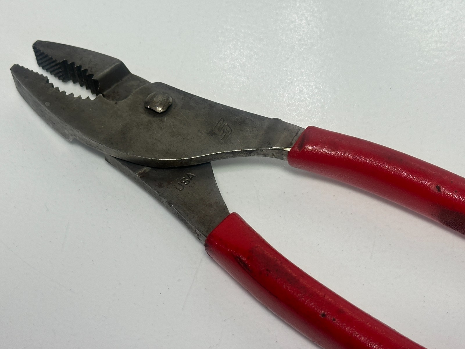 🇺🇸 Snap On Tools USA 8″ Long Talon Grip Combination Slip-Joint Pliers, 47ACF