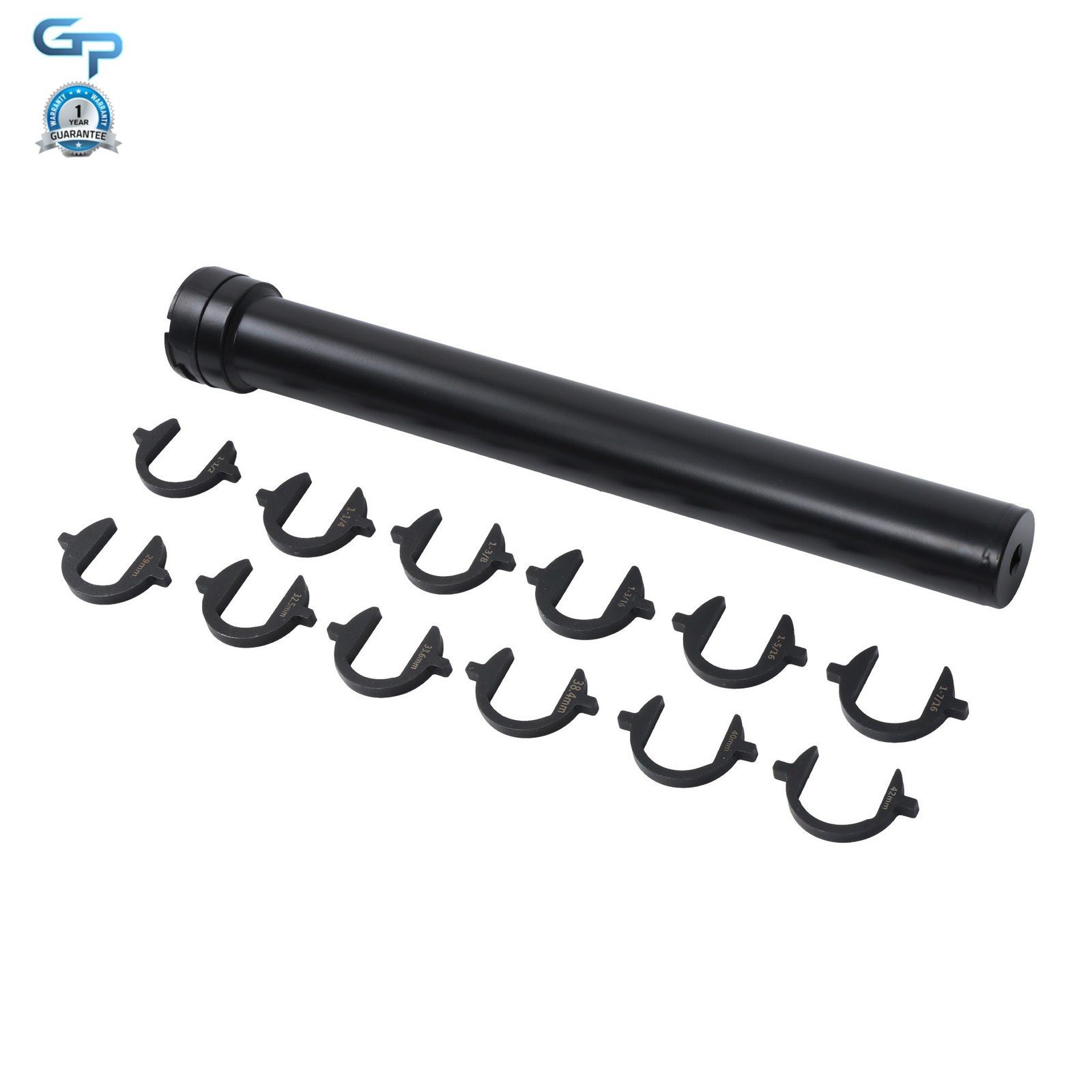 13pc Inner Tie Rod Removal Installation Tool Set with 12 SAE + Metric Adaptors