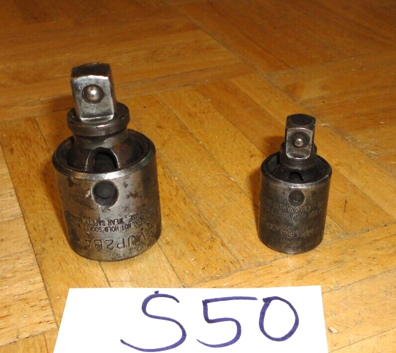 MAC TOOLS 2 PIECE 3/8 & 1/2 DRIVE UNIVERSAL JOINT IMPACT SOCKET ADAPTER