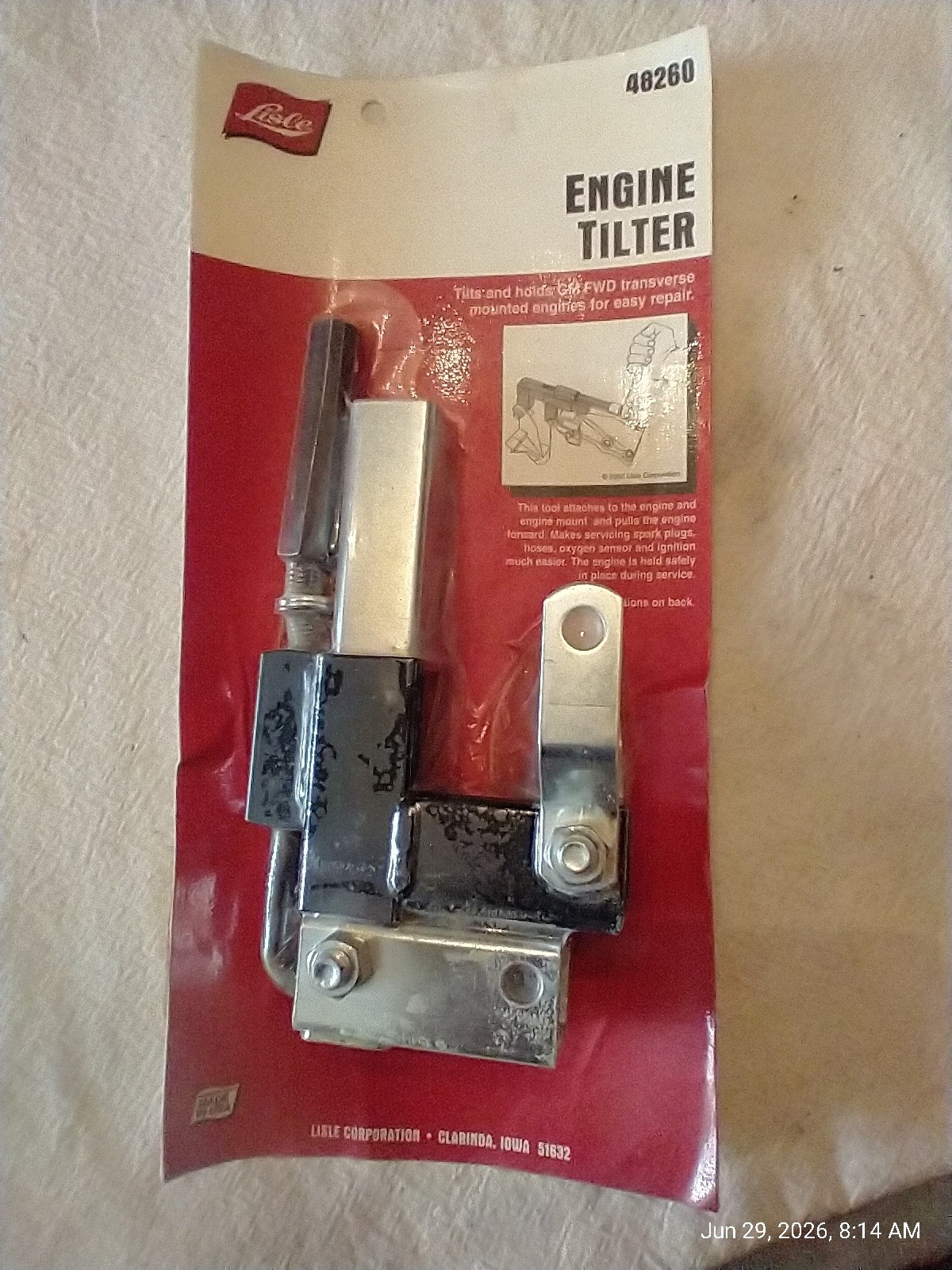 Engine Tilter, Lisle # 48260 , GM FWD Transverse Mounted Engines