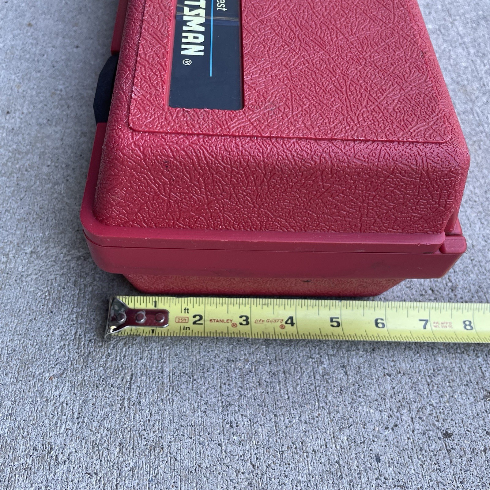 Vintage Sears Best Craftsman USA 18.5″ Red Permanex Tool Box Case