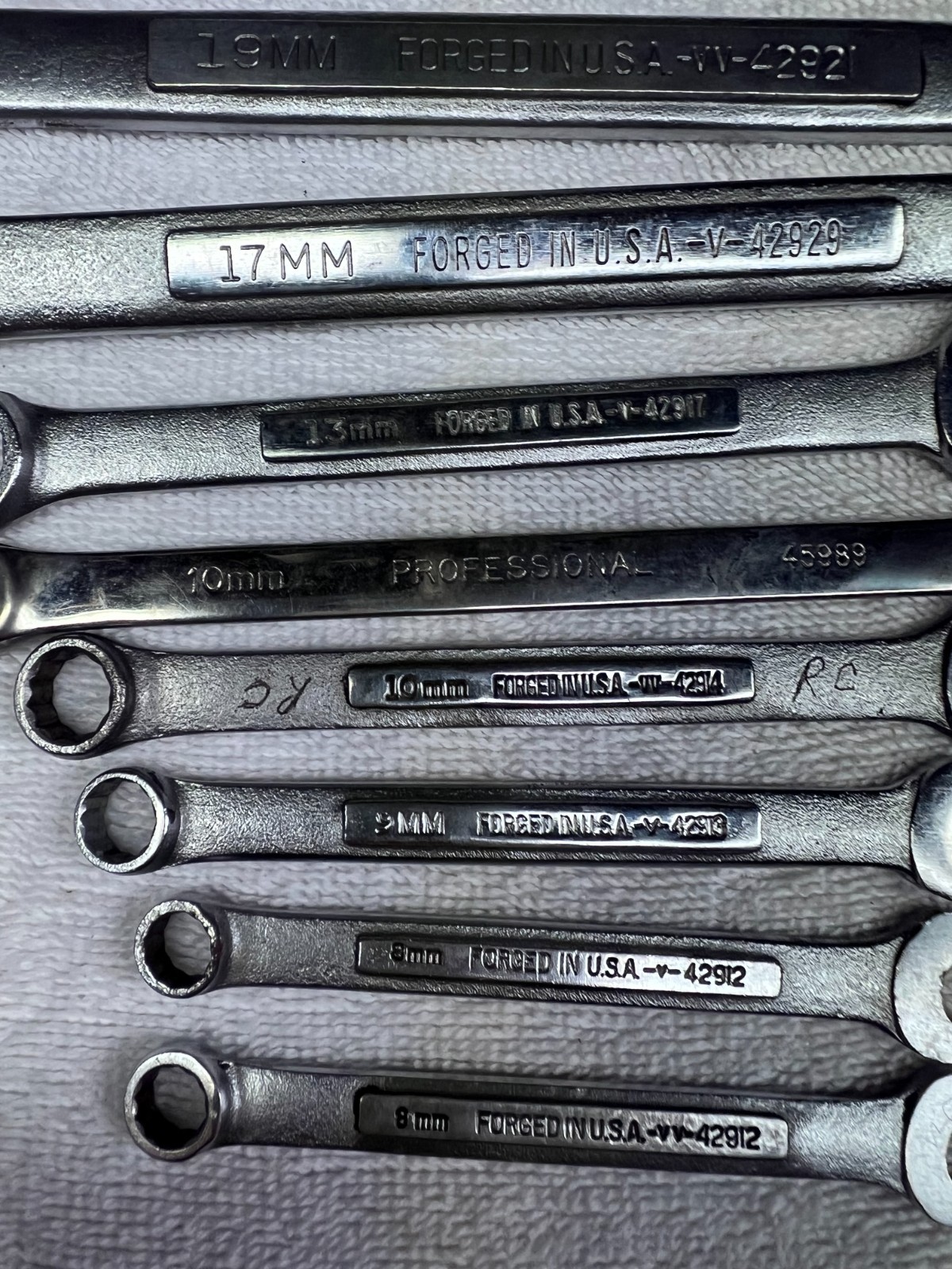 Craftsman Combo V series Wrenches Metric Lot of 8 USA made