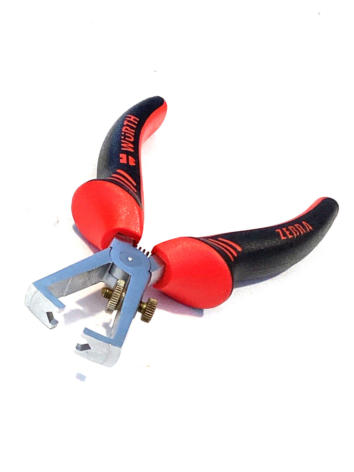 Wurth Zebra 6.5” Wire Stripping Pliers Spring Loaded Comfort Grips 071401550 NEW