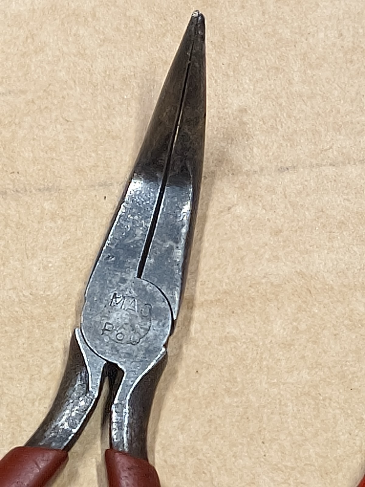 Lot of 4 MAC Tools USA Pliers Needle Nose Side Cutters M437G M526G M317G