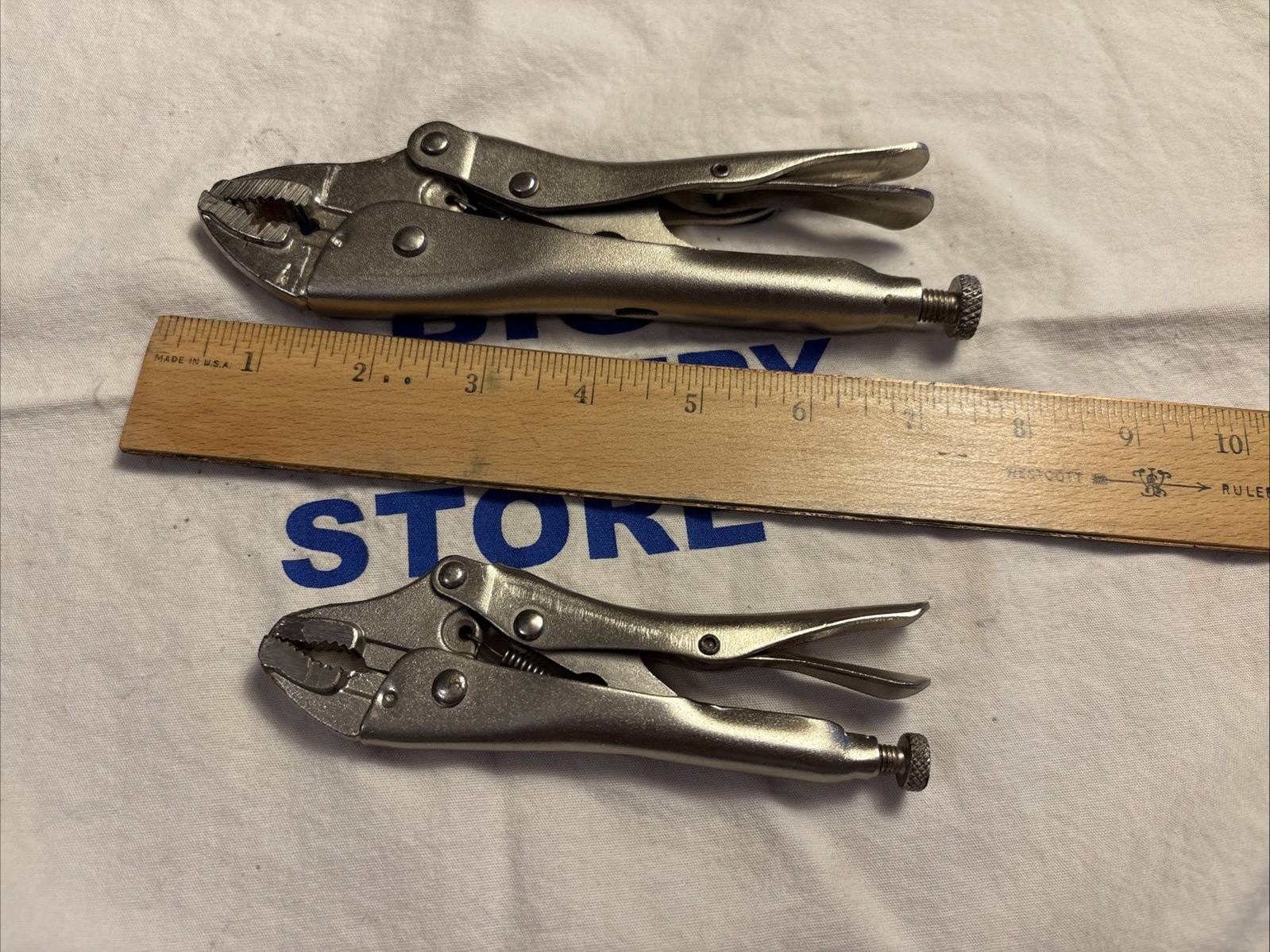 Blue Point 2 Piece Locking Pliers Set BLP3 BLP7
