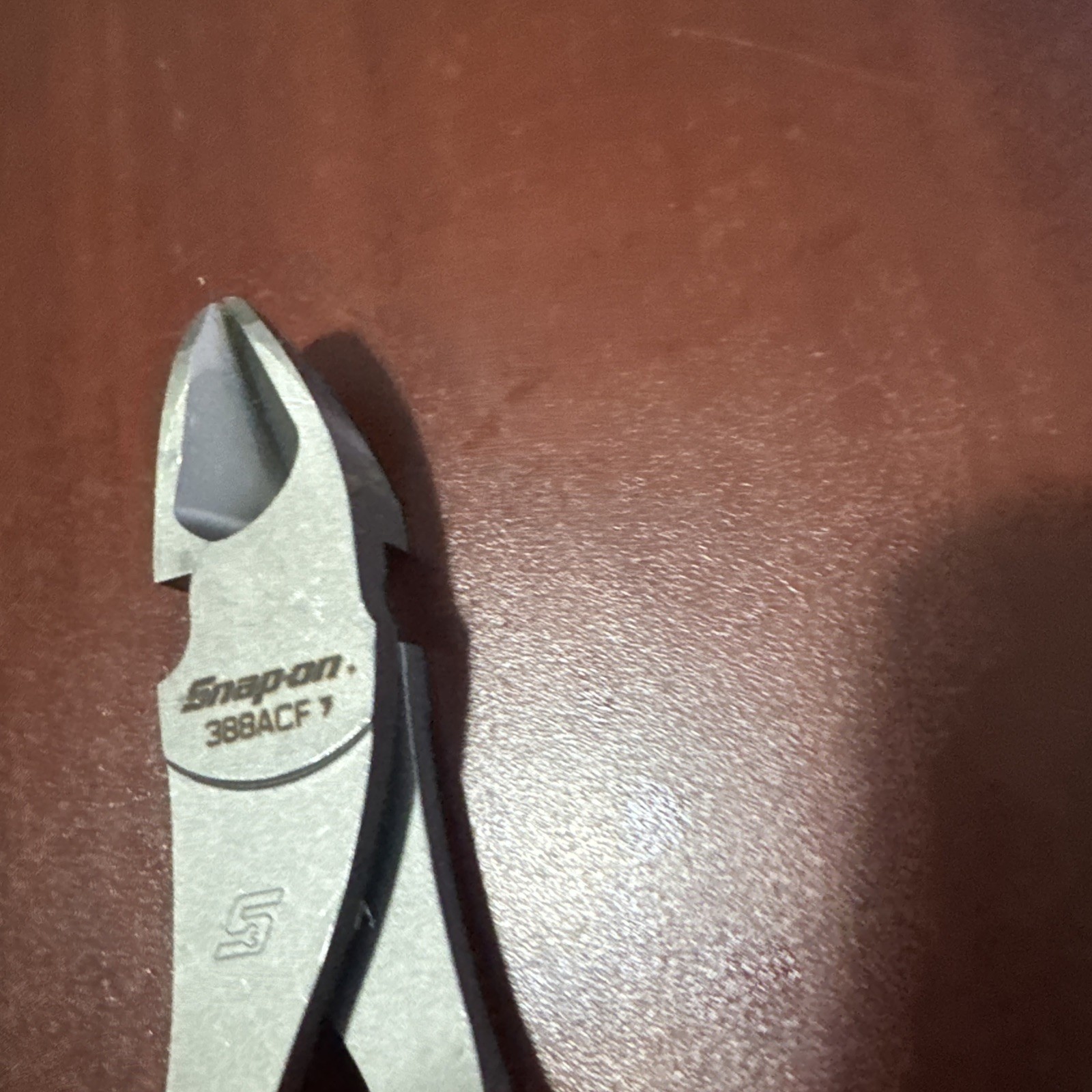 Snap-on Tools USA NEW ORANGE Grip 8″ High Leverage Diagonal Cutter Plier 388ACFO