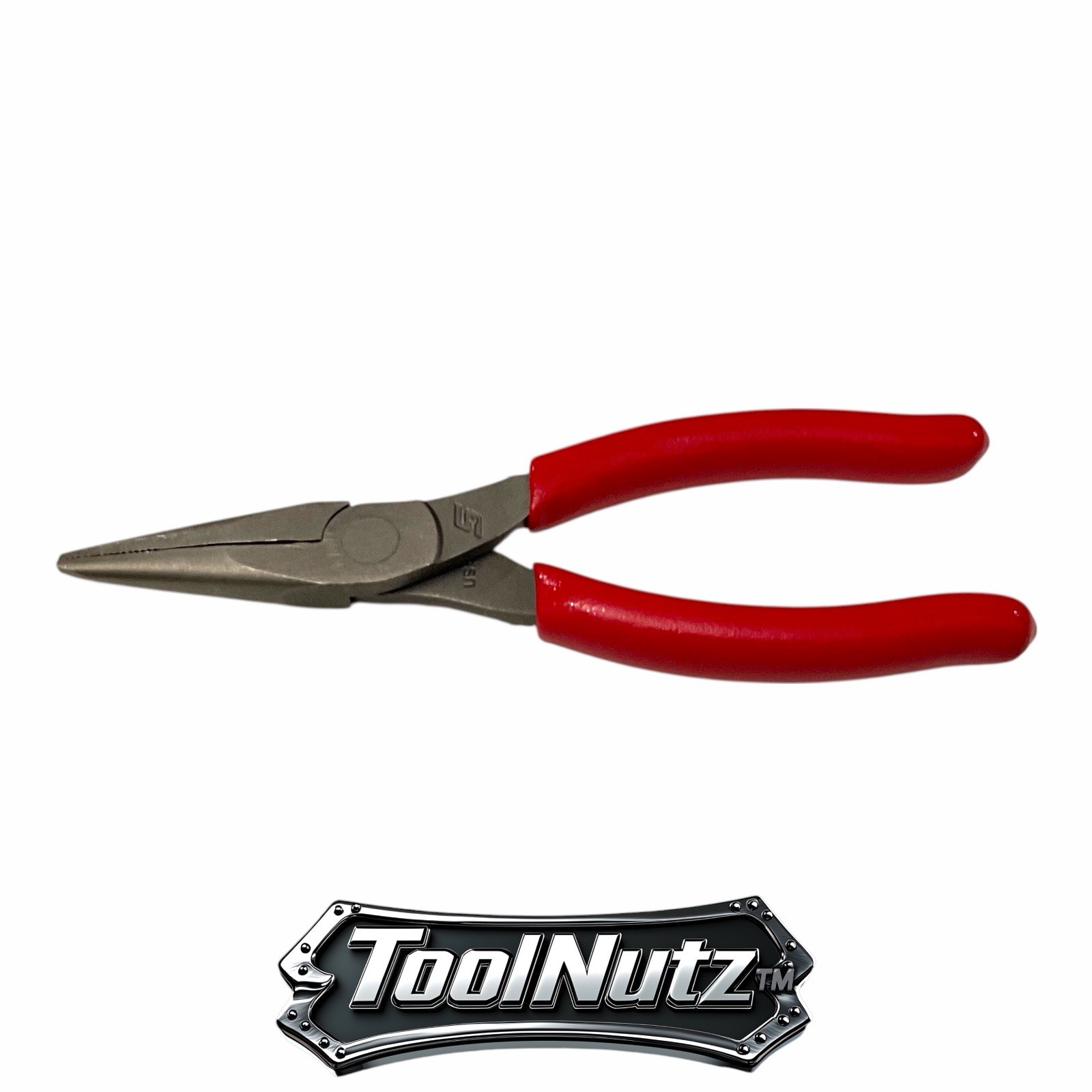 Snap-on Tools NEW 95ACF 6″in. RED Soft Grip Rounded Jaw Needle Nose Pliers USA