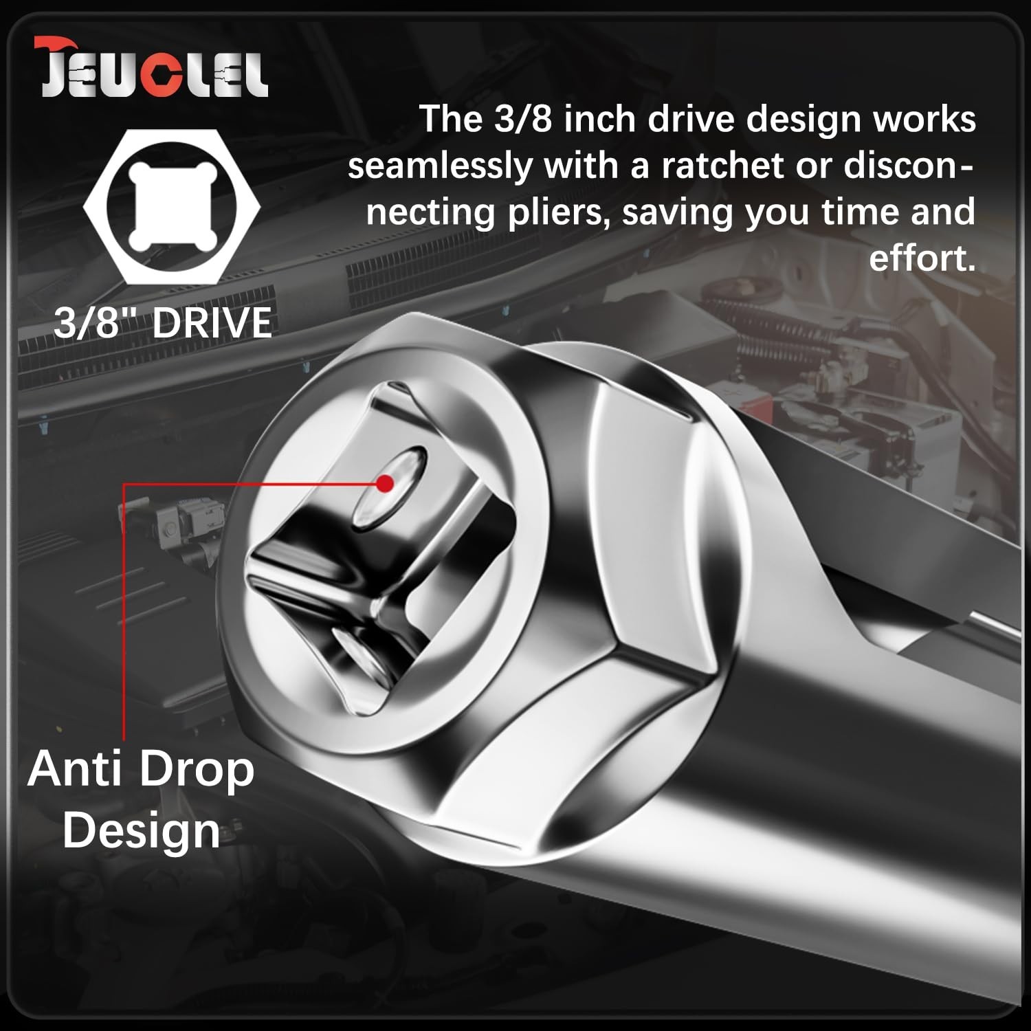 High-Quality 3/8 Inch Drive O2 Sensor Removal Tool – Fits Most Vehicles