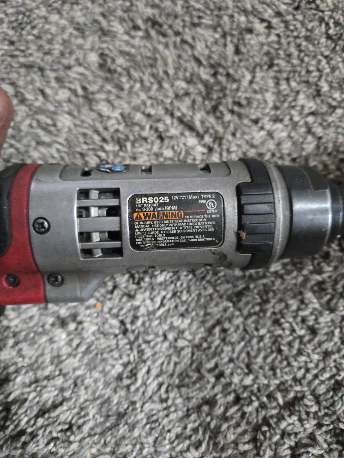 Mac Tools 1/4″ Hex Drive BL-Spec Brushless Impact Driver McF886,and 1/4 Ratchet