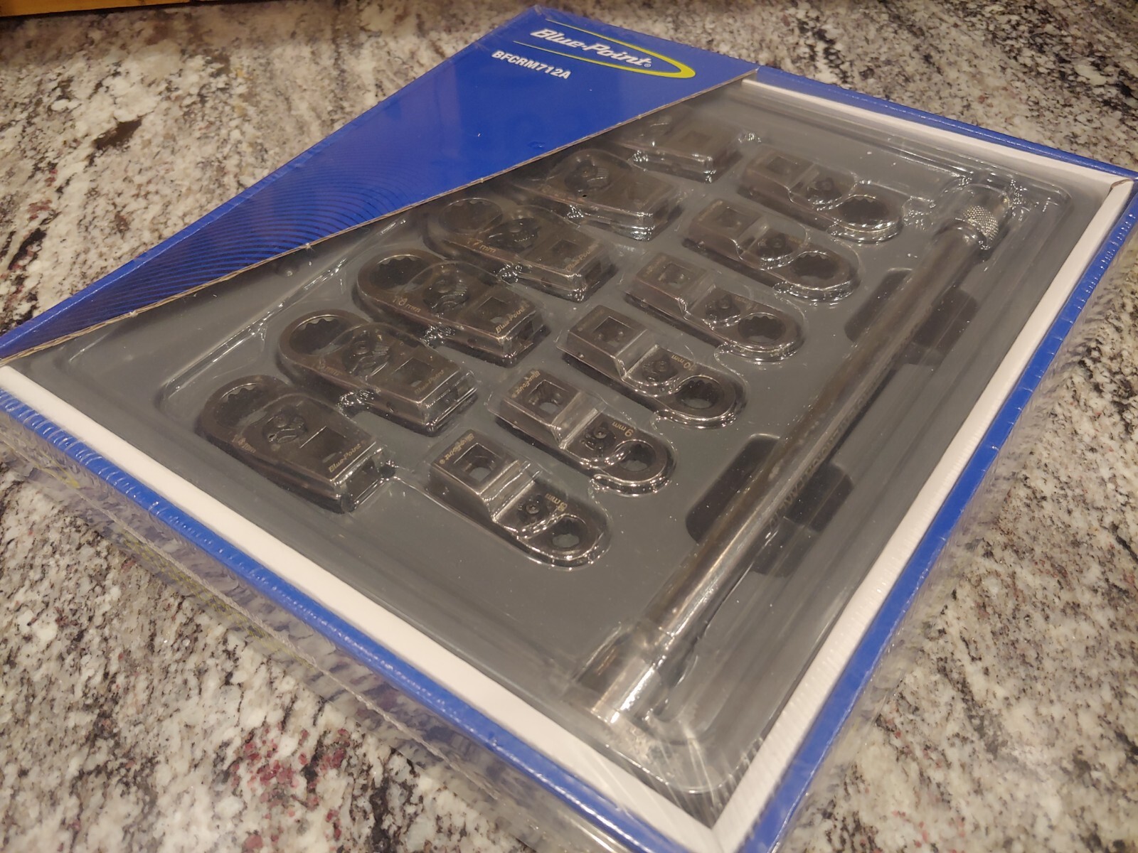 Blue Point By Snap-on Tools 13pc 3/8 12pt MM Ratcheting Crowfoot Set – SEALED